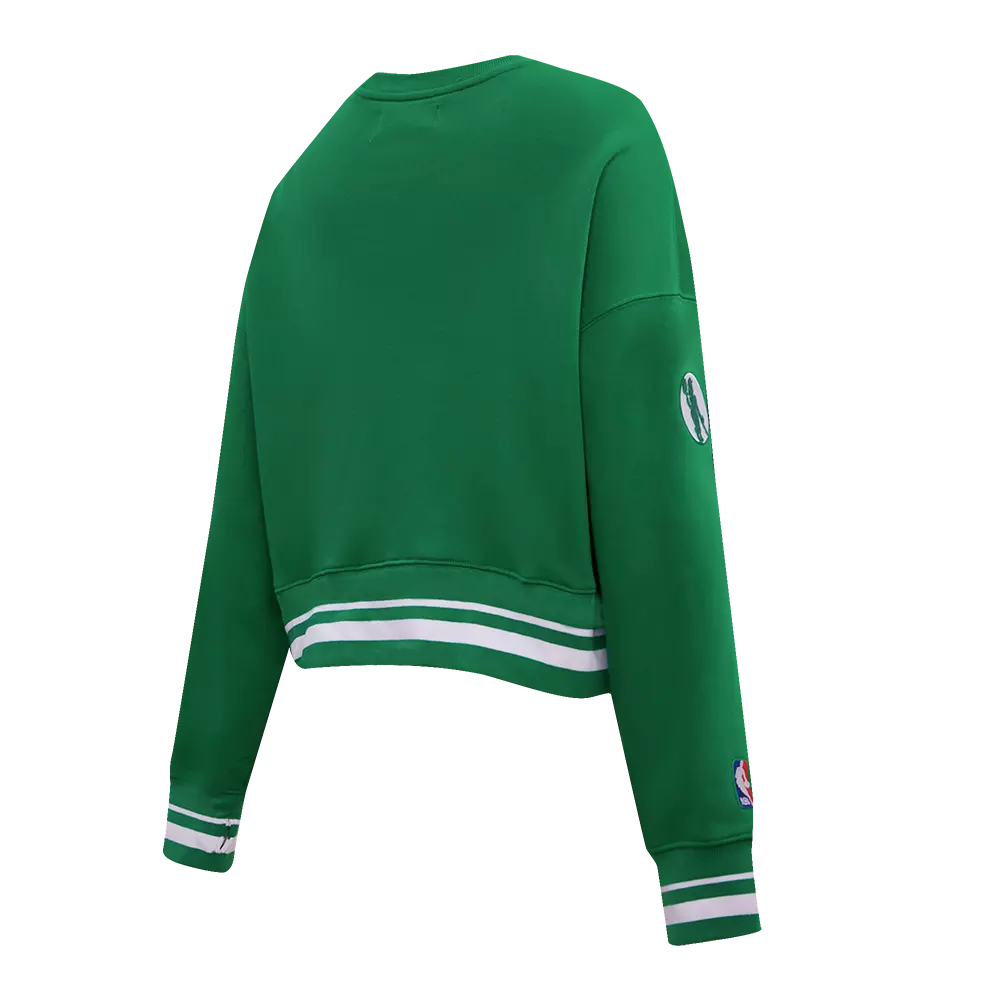 Pro Standard Women's Boston Celtics Retro Classics Crewneck - Green - GREEN
