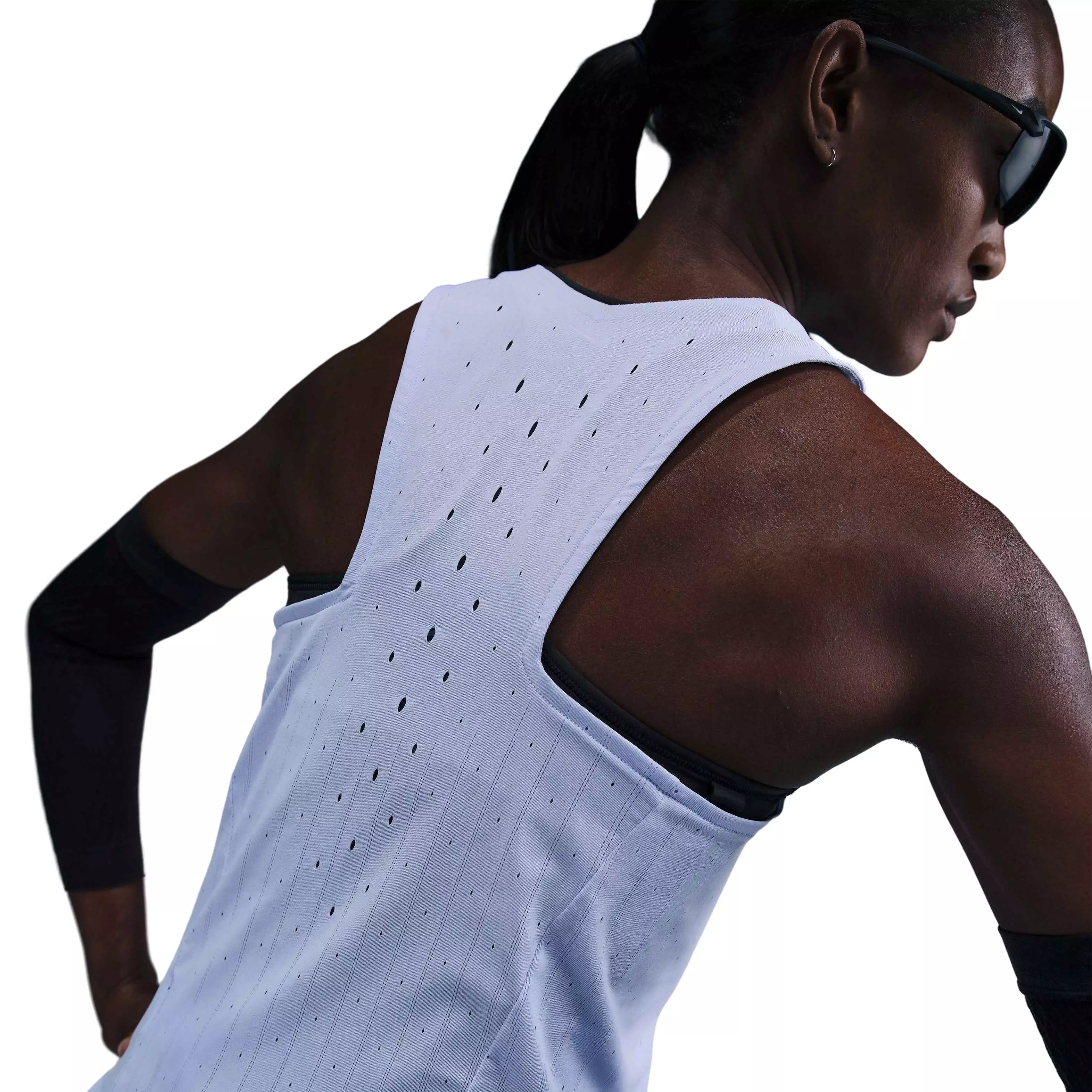 Nike Women's AeroSwift Dri-FIT ADV Running Singlet - GREY