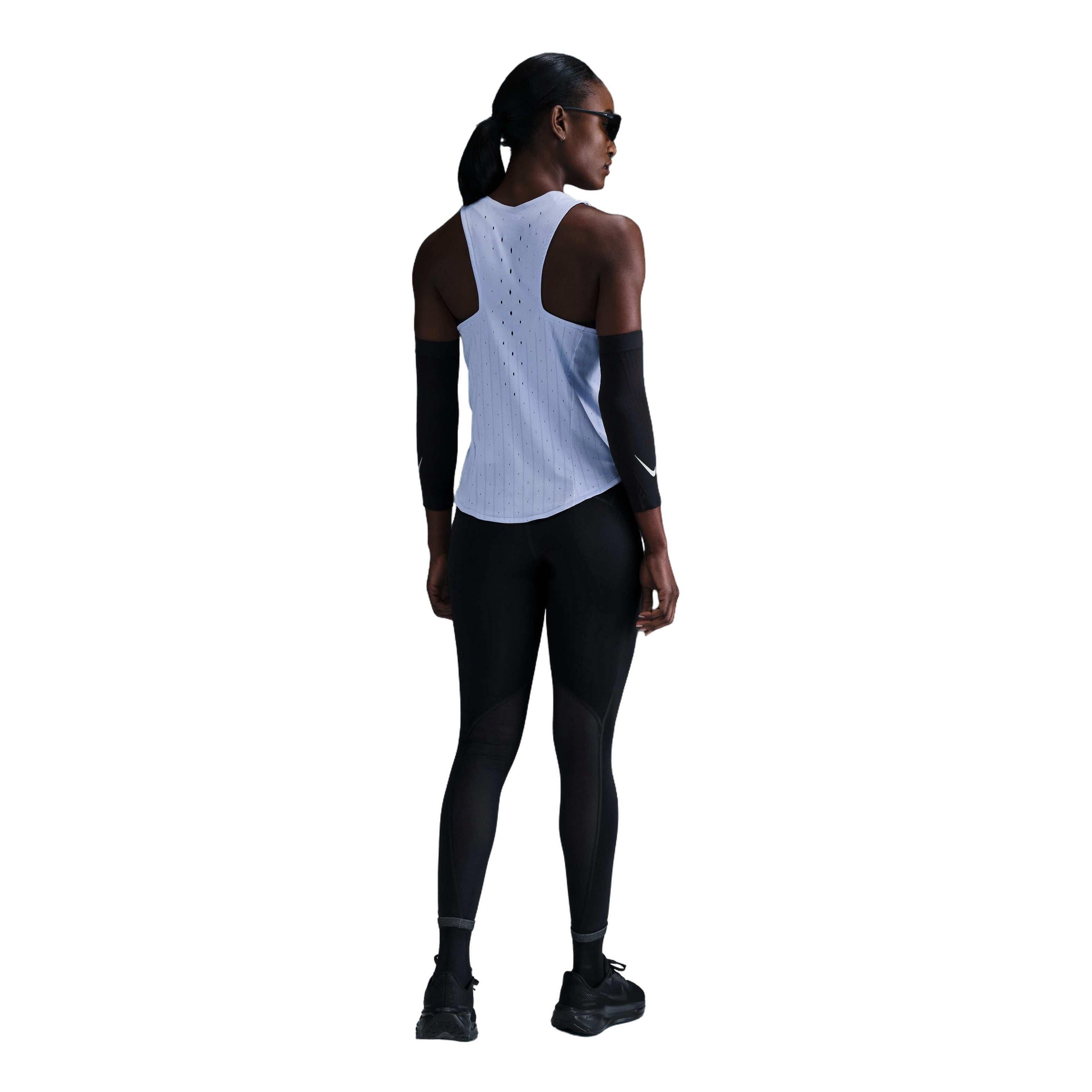 Nike Women's AeroSwift Dri-FIT ADV Running Singlet - GREY Thumbnail View 5