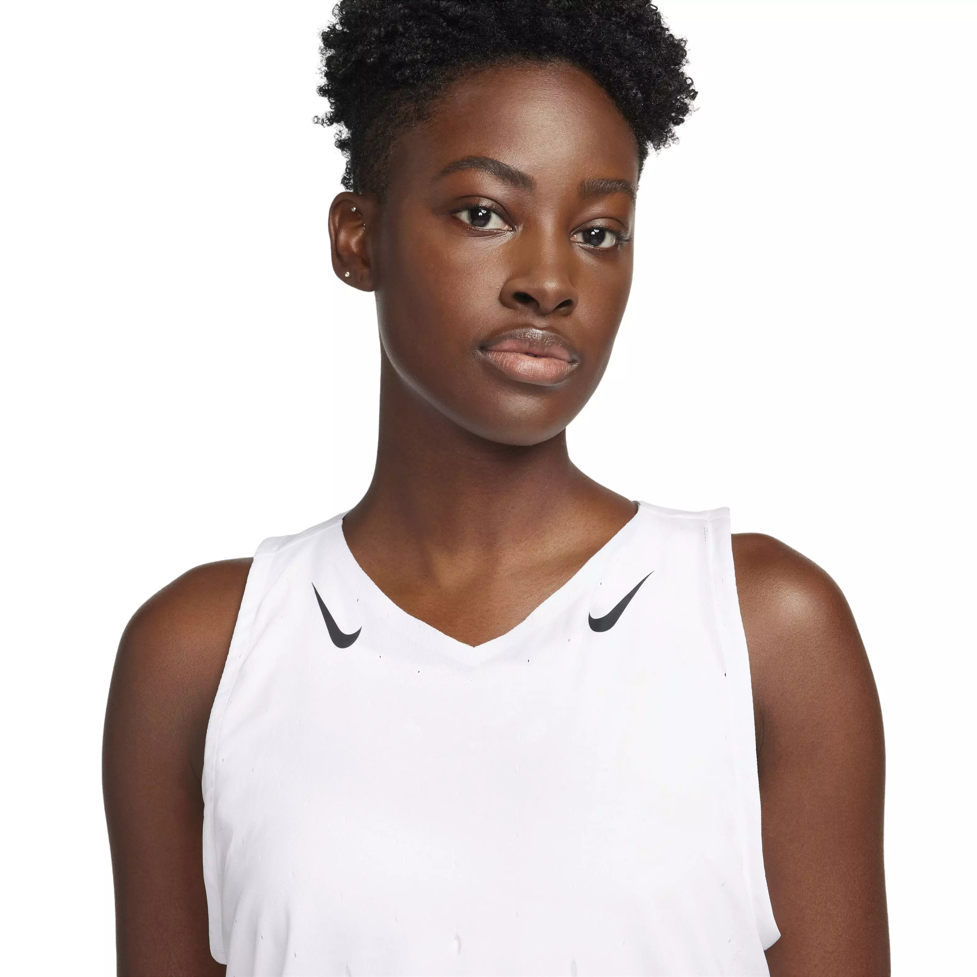 Nike Women's AeroSwift Dri-FIT ADV Running Singlet - WHITE