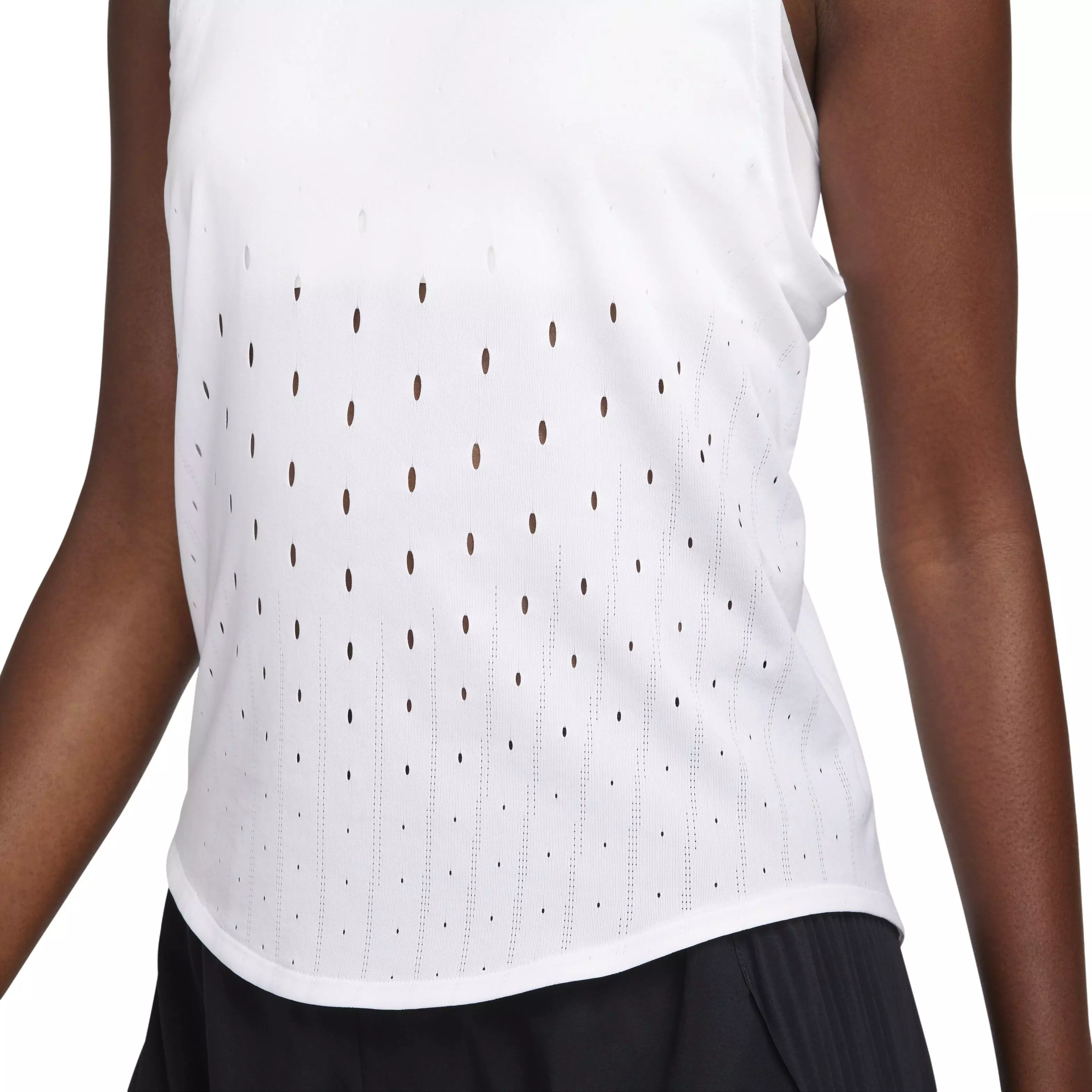 Nike Women's AeroSwift Dri-FIT ADV Running Singlet - WHITE