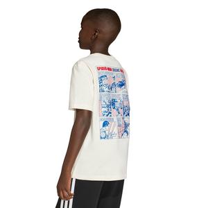 adidas Big Boys' Marvel Spider-Man Graphic T-Shirt - Cream