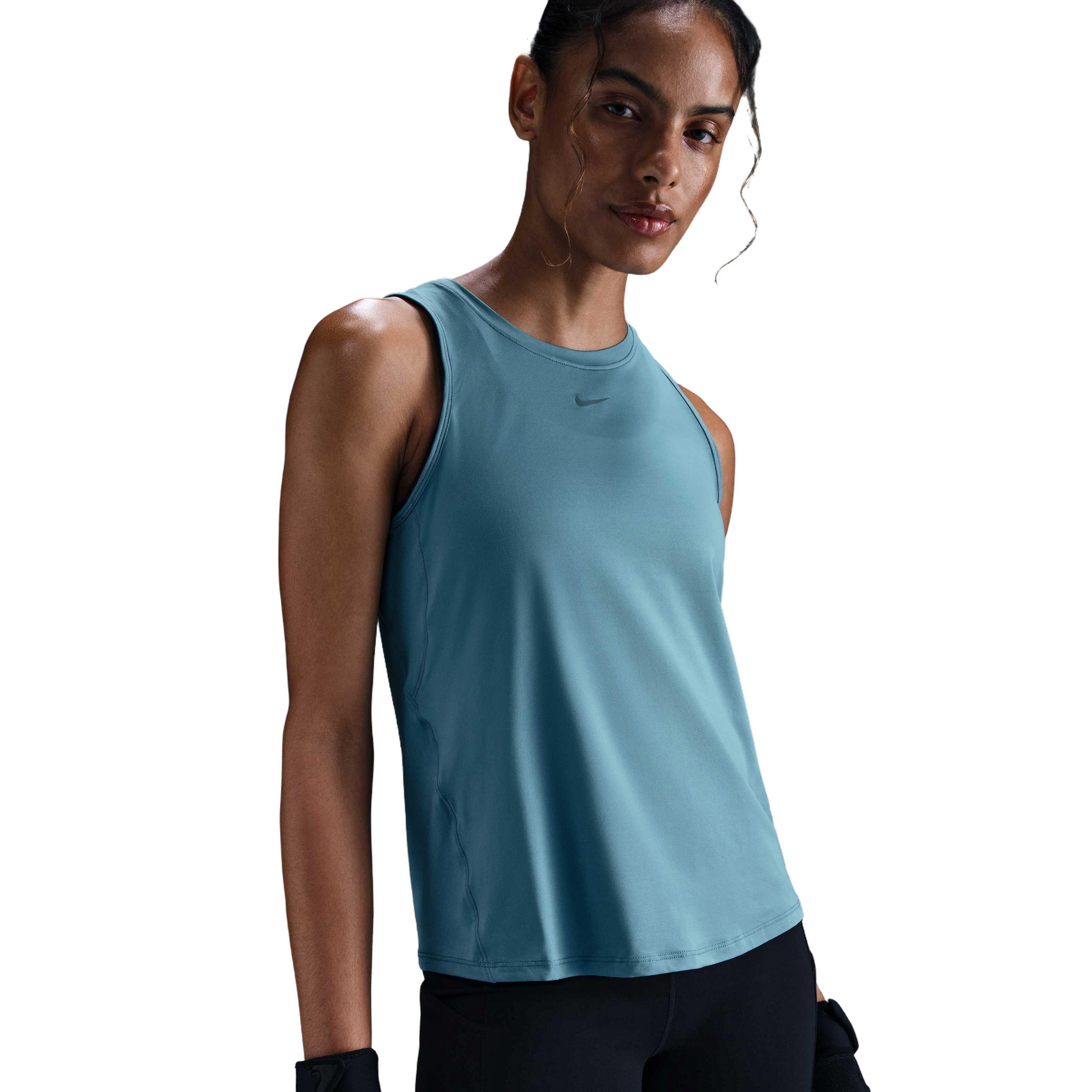 Nike Women's One Classic Dri-FIT Tank Top - BLUE Thumbnail View 1