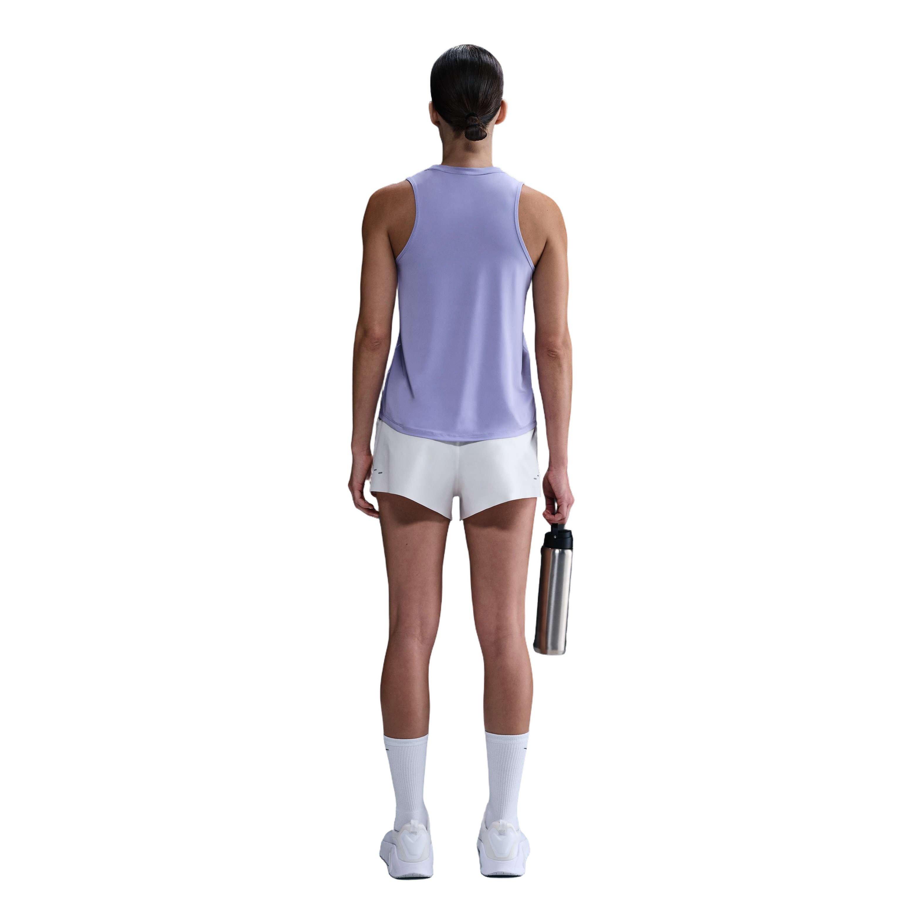 Nike Women's One Classic Dri-FIT Tank Top - PURPLE Thumbnail View 5