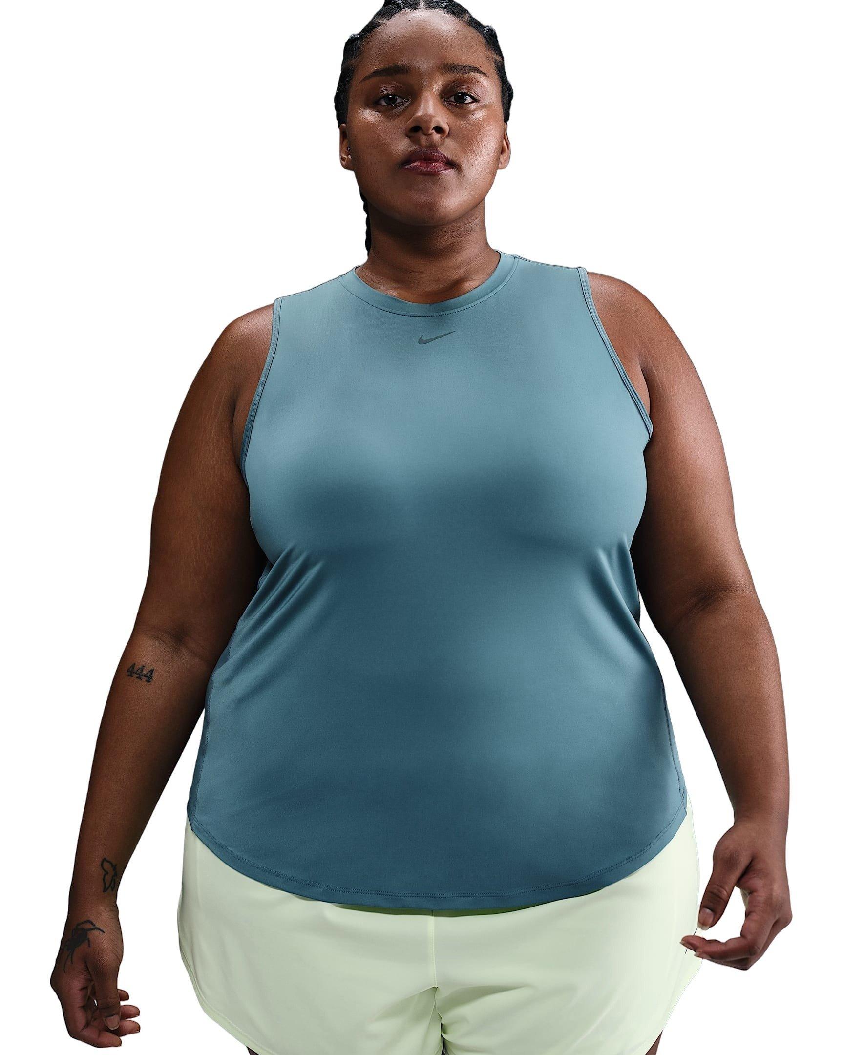 Nike Women's One Dri-FIT Classic Tank Top -Blue - BLUE Thumbnail View 1