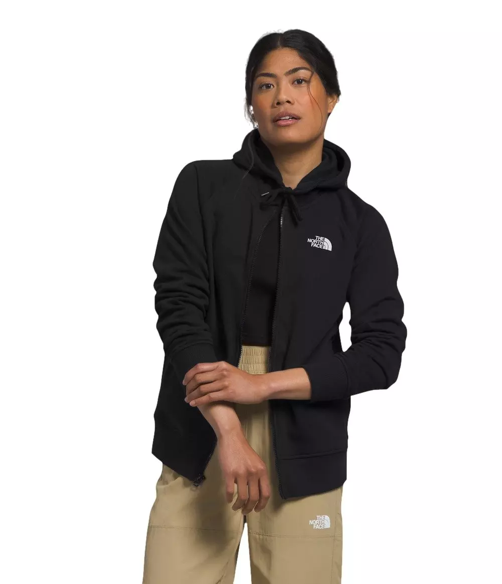 The North Face Women’s Brand Proud Full-Zip Jacket - BLACK/WHITE