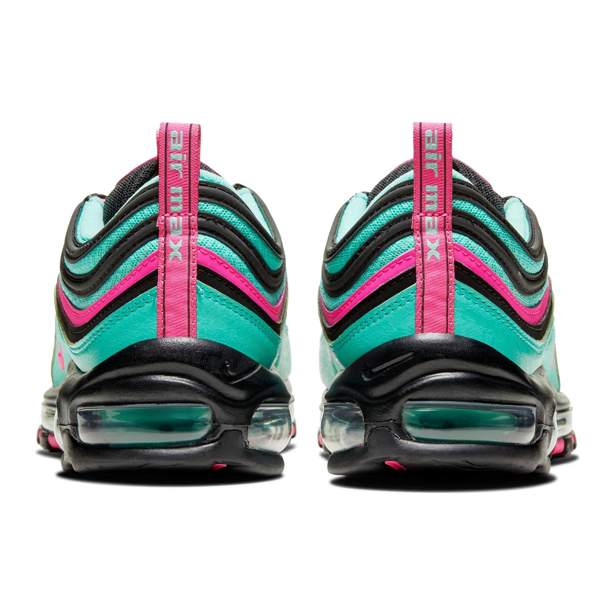 turquoise pink and black air max 97