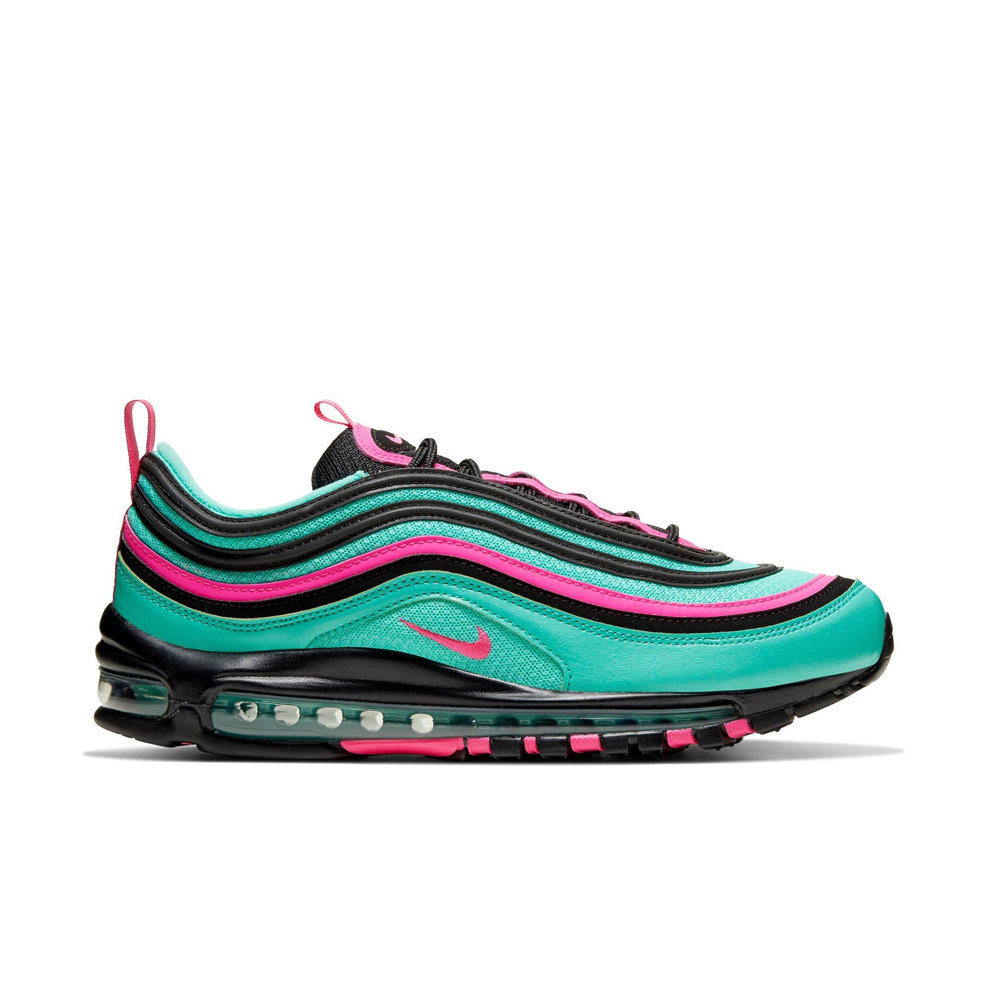 turquoise black and pink air max 97
