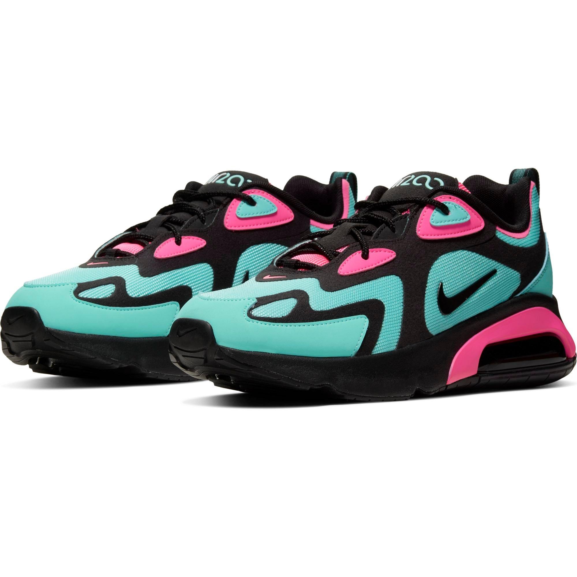 nike air max 200 pink and turquoise