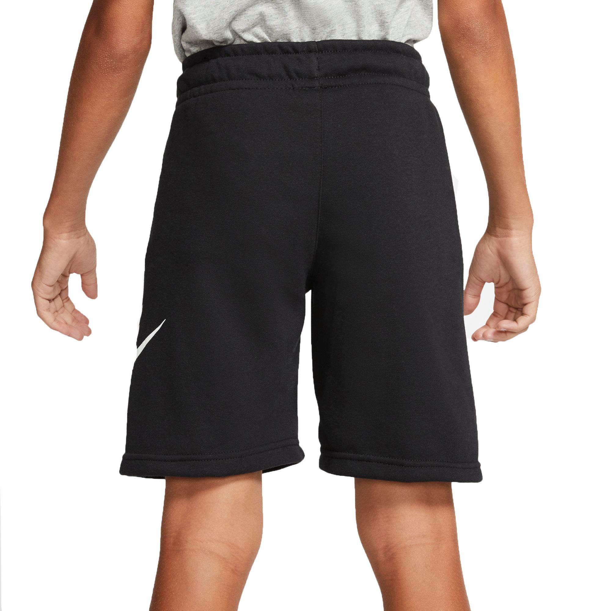 Nike Sportswear Boys' Club Fleece Shorts - BLACK Thumbnail View 2