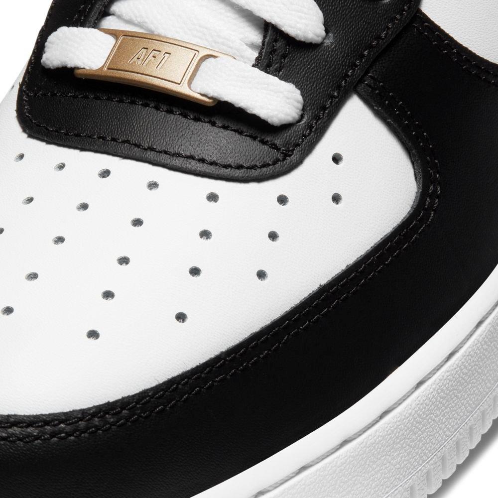 Nike Air Force 1 '07 Olympic "Black/Metallic Gold" Men's Shoes - BLACK Thumbnail View 7