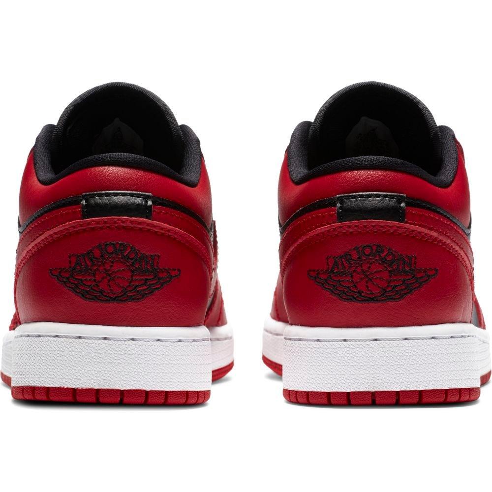 Jordan 1 Mid "Gym Red/Black" Grade School Kid's Shoes - PINK Thumbnail View 5