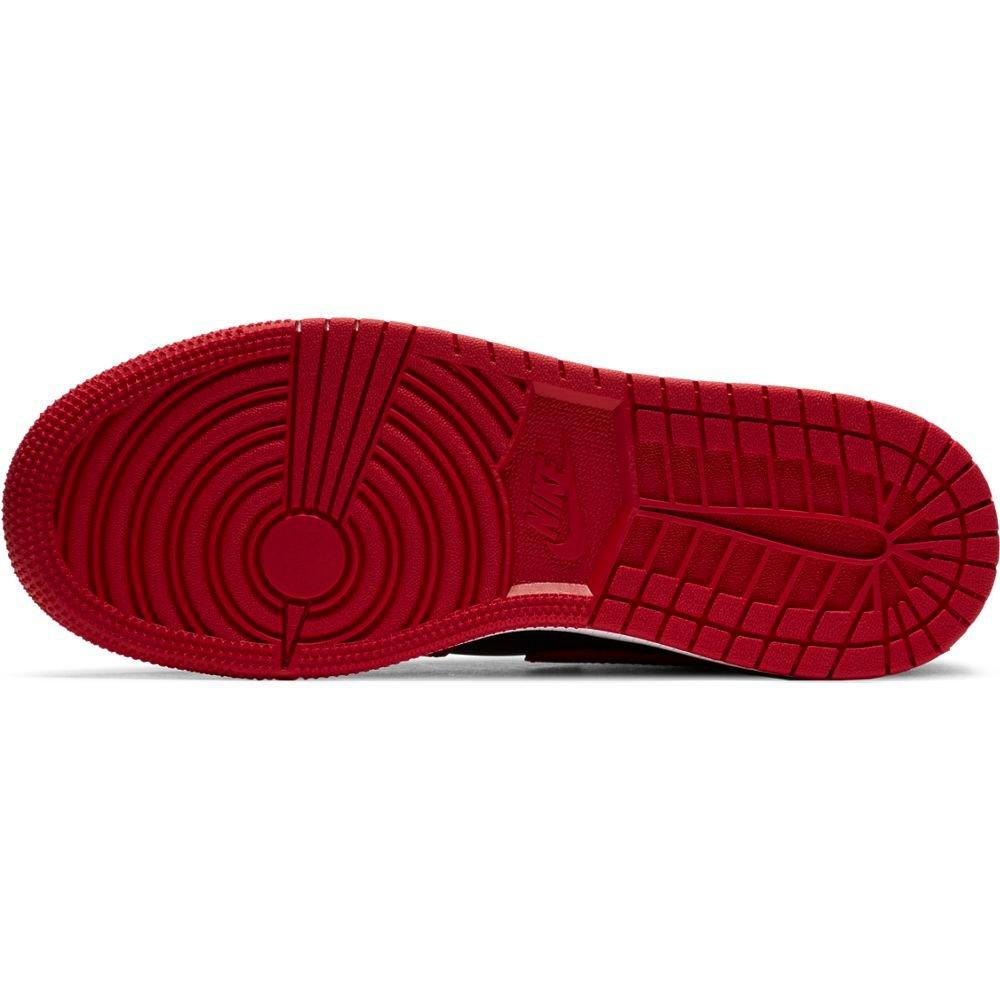 Jordan 1 Mid "Gym Red/Black" Grade School Kid's Shoes - PINK Thumbnail View 6