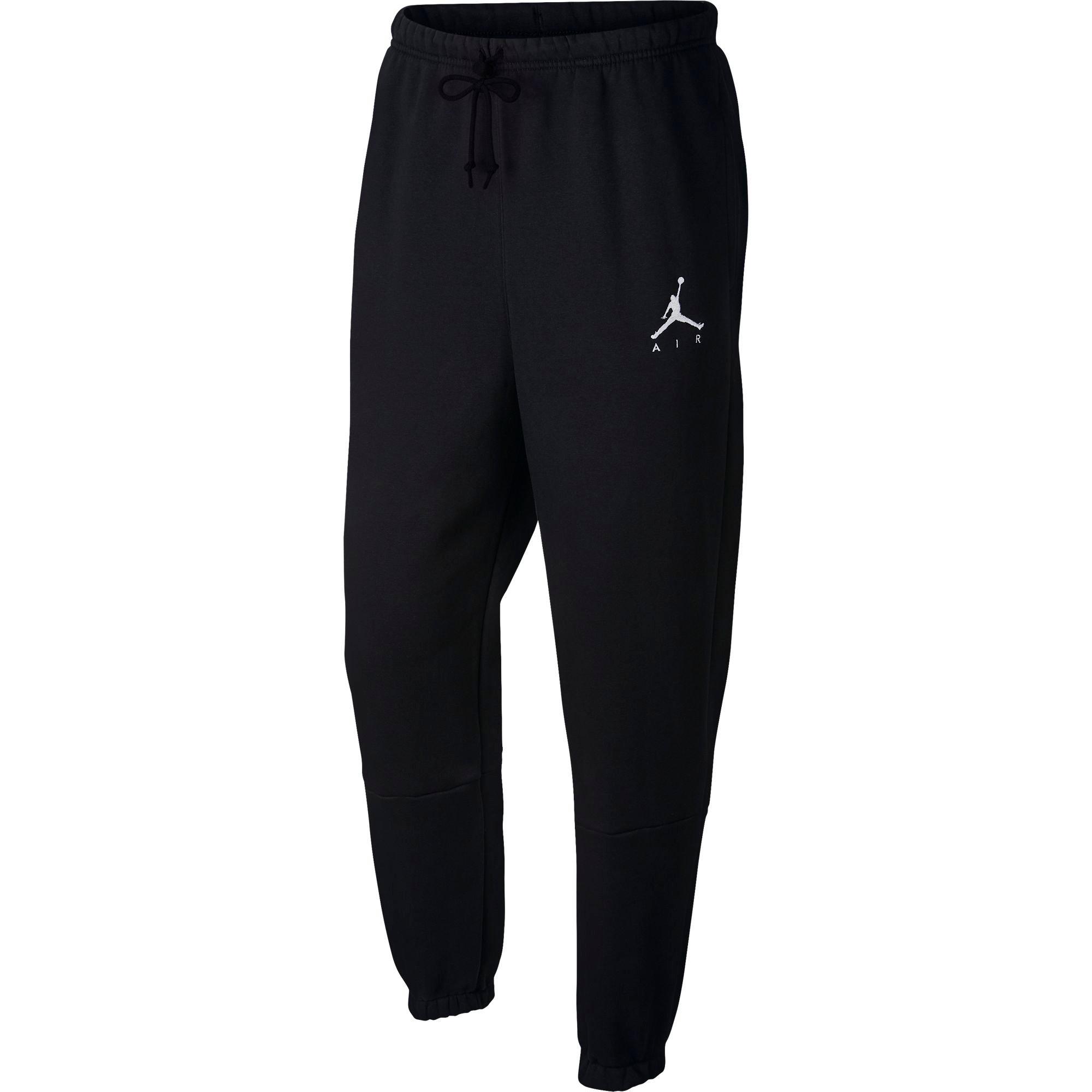 Jordan Men's Jumpman Air Fleece Pant - BLACK Thumbnail View 1