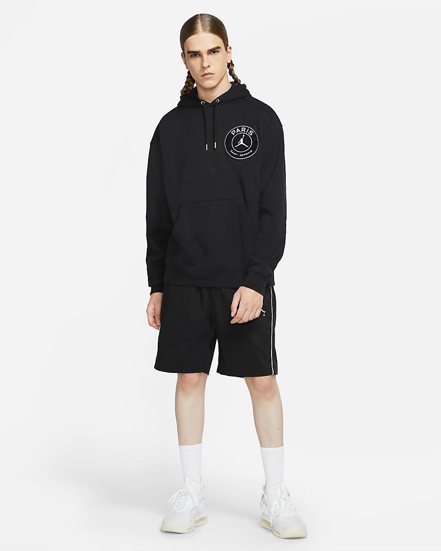 Jordan Men's PSG Taped Pullover Hoodie - Hibbett | City Gear