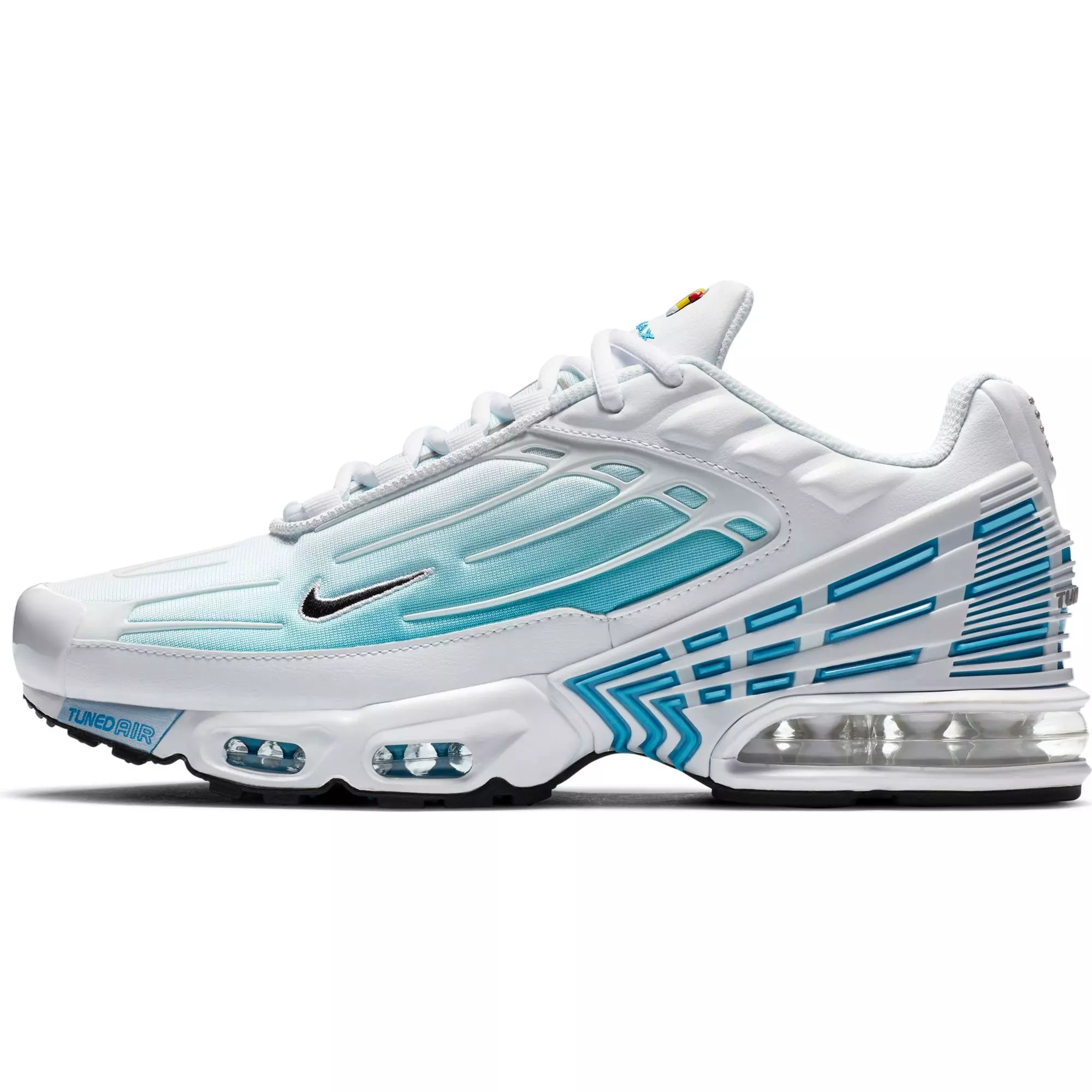 Nike Air Max Plus 3 "White/Black/Laser Blue" Men's Shoe - WHITE