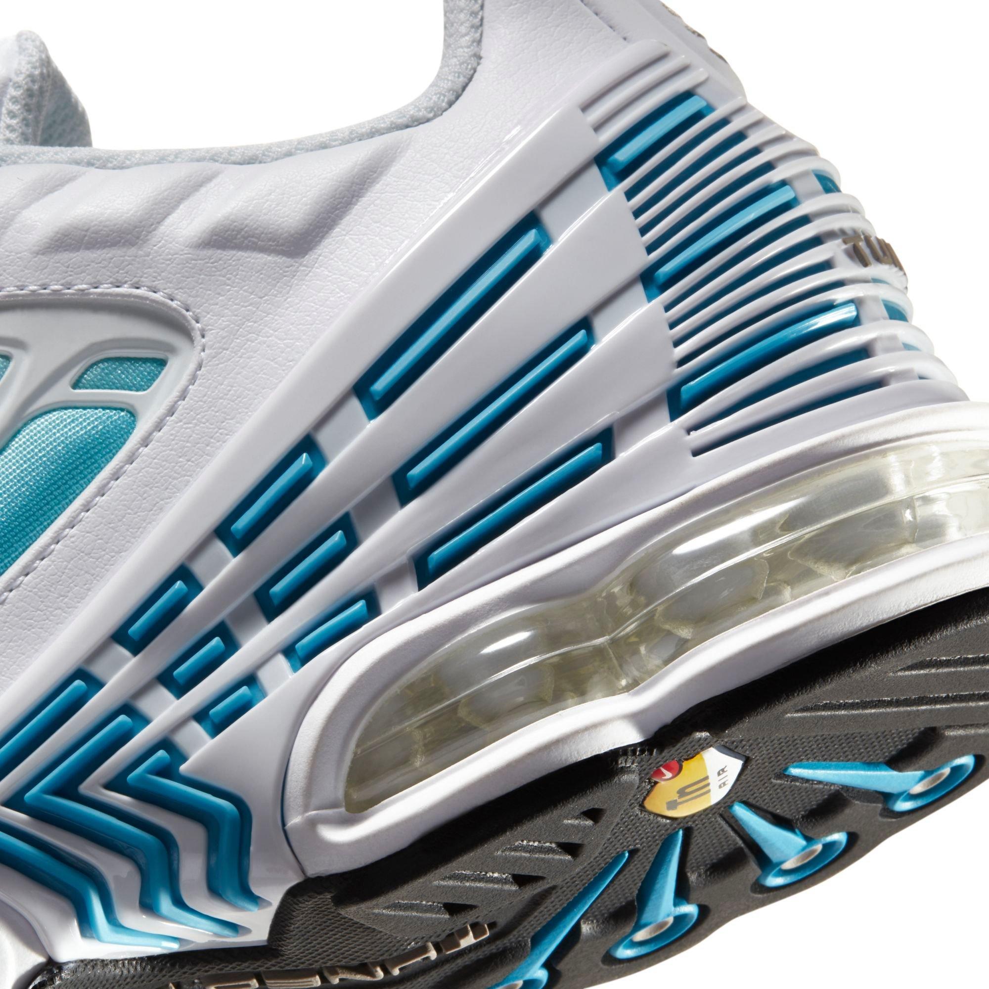 Nike Air Max Plus 3 "White/Black/Laser Blue" Men's Shoe - WHITE Thumbnail View 3
