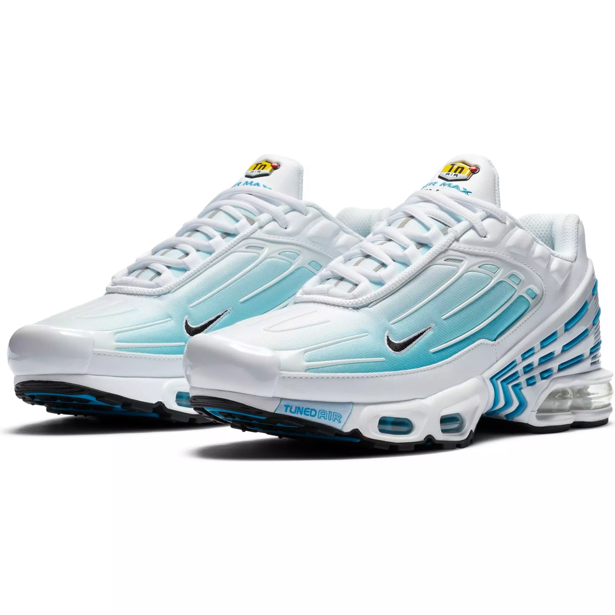 Nike Air Max Plus 3 "White/Black/Laser Blue" Men's Shoe - WHITE