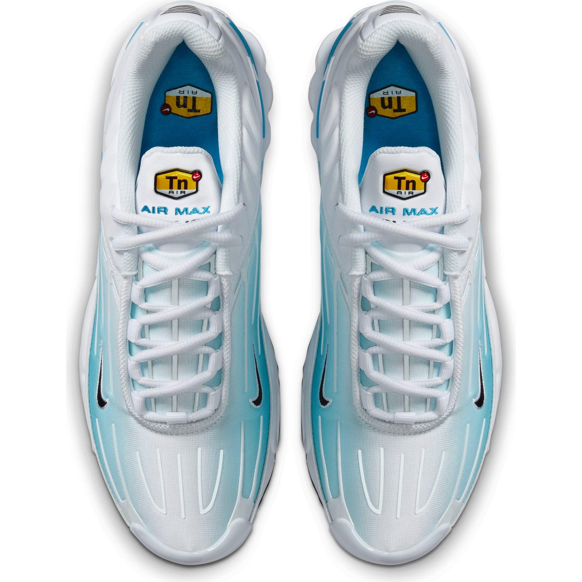 Nike Air Max Plus 3 "White/Black/Laser Blue" Men's Shoe - WHITE Thumbnail View 9