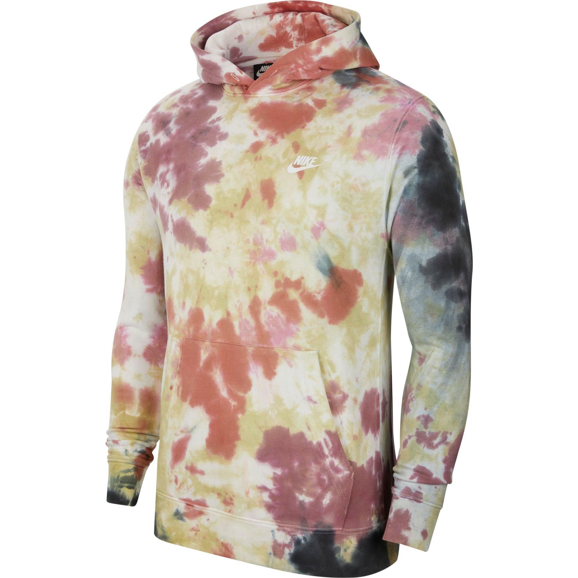 Nike Men s Sportwear French Terry Pullover Tye Dye