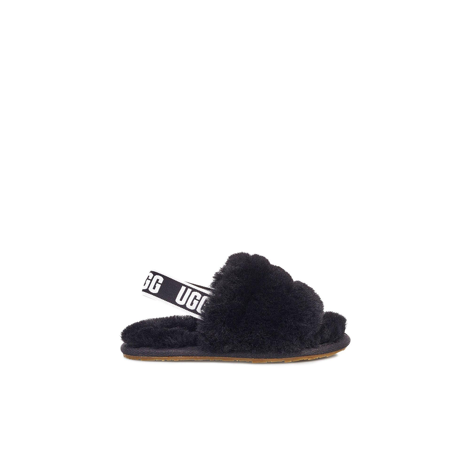 Ugg Fluff Yeah Black Toddler Girls Slide Hibbett City Gear