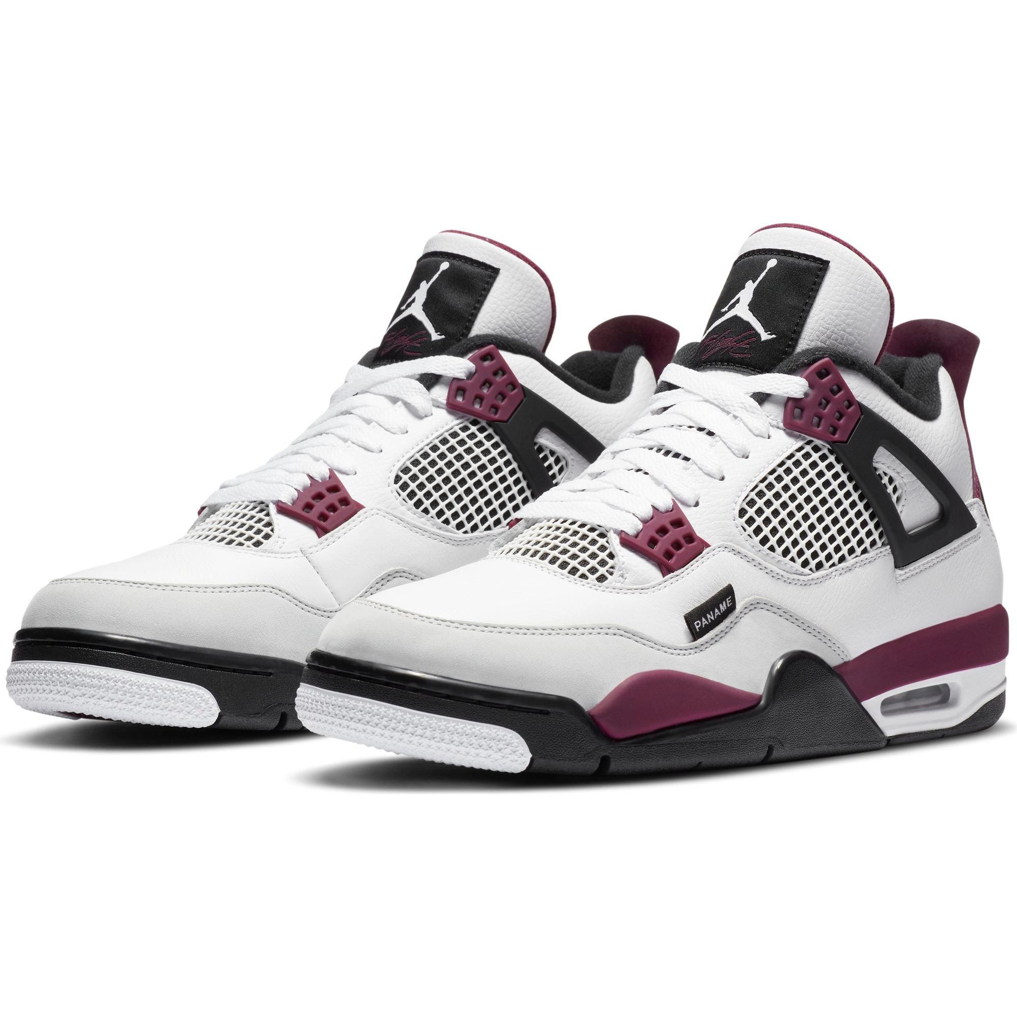 Jordan Retro 4 Psg White Bordeaux Men S Shoe Hibbett City Gear