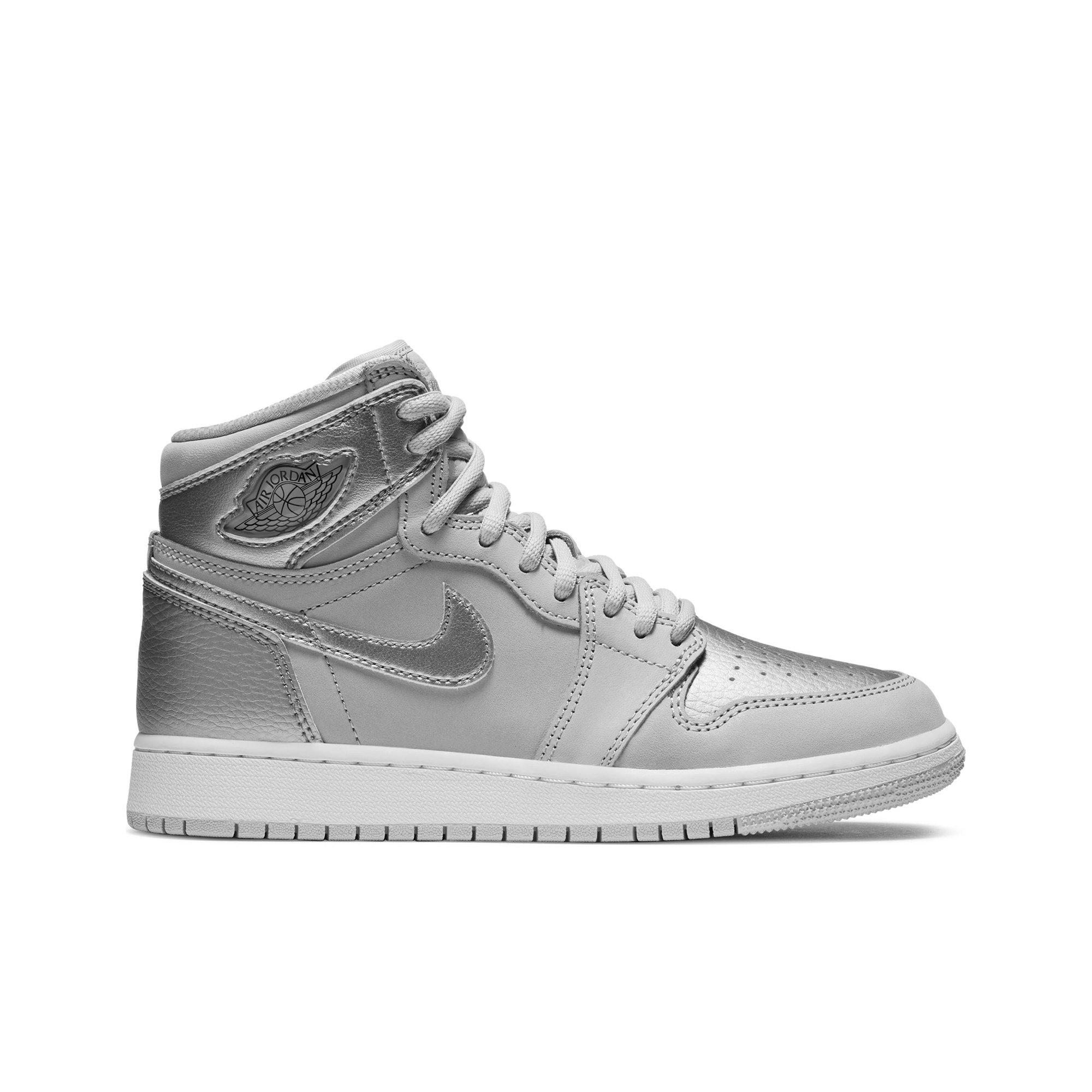grey jordan 1 grade school