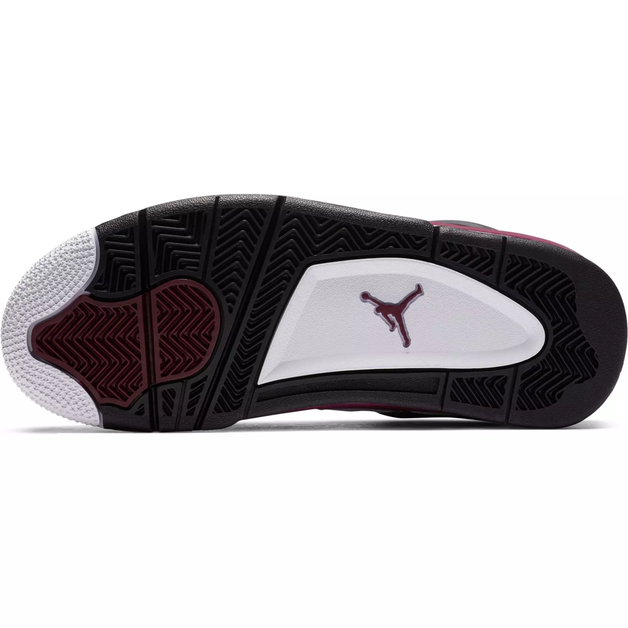 Jordan Retro 4 PSG "White/Bordeaux" Grade School Kids' Shoe - WHITE