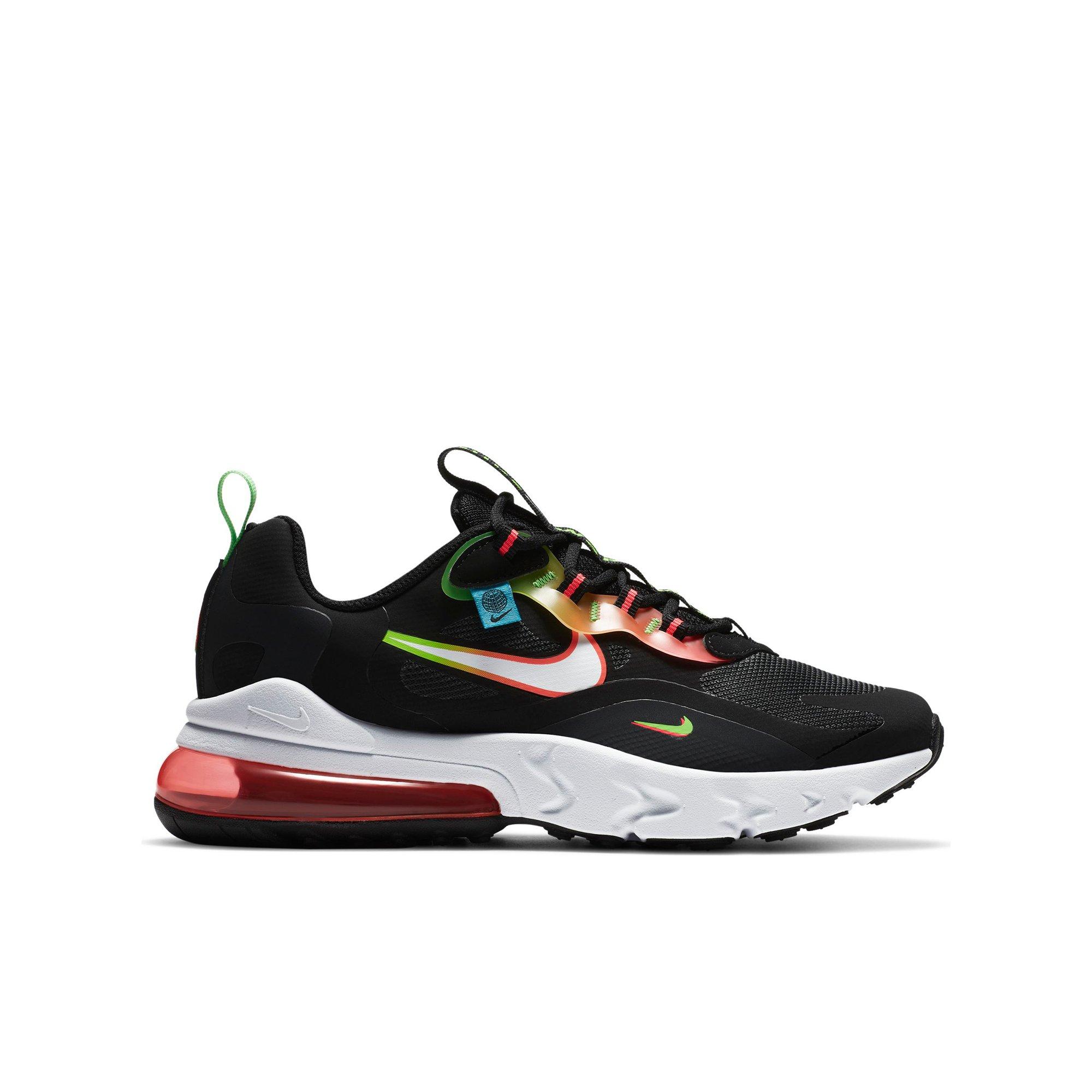  Nike Air Max 270 React (Gs), Boy's Running Shoe, Black 004, 7