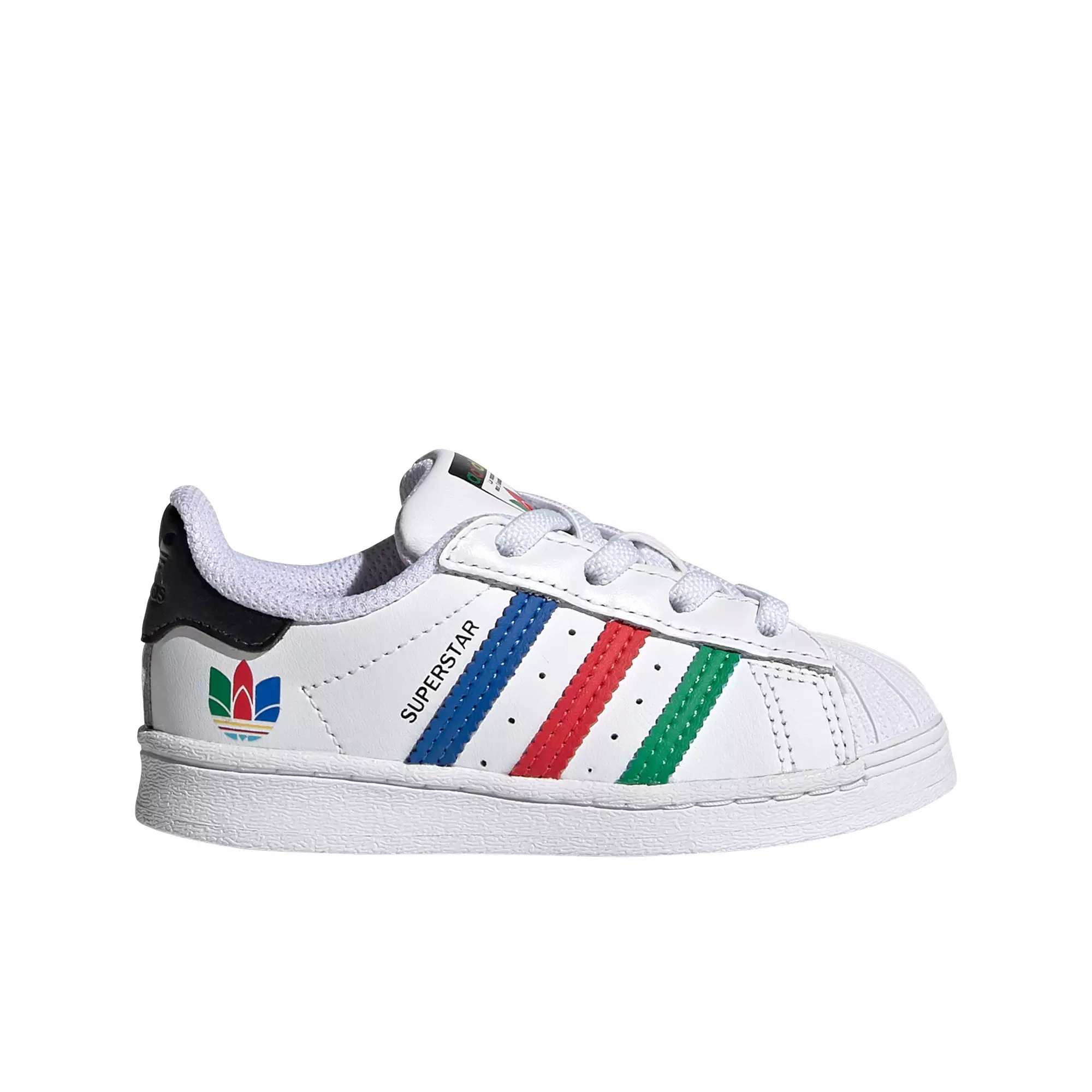adidas Superstar Inclusivity "White/Green" Toddler Kid's Shoe - WHITE
