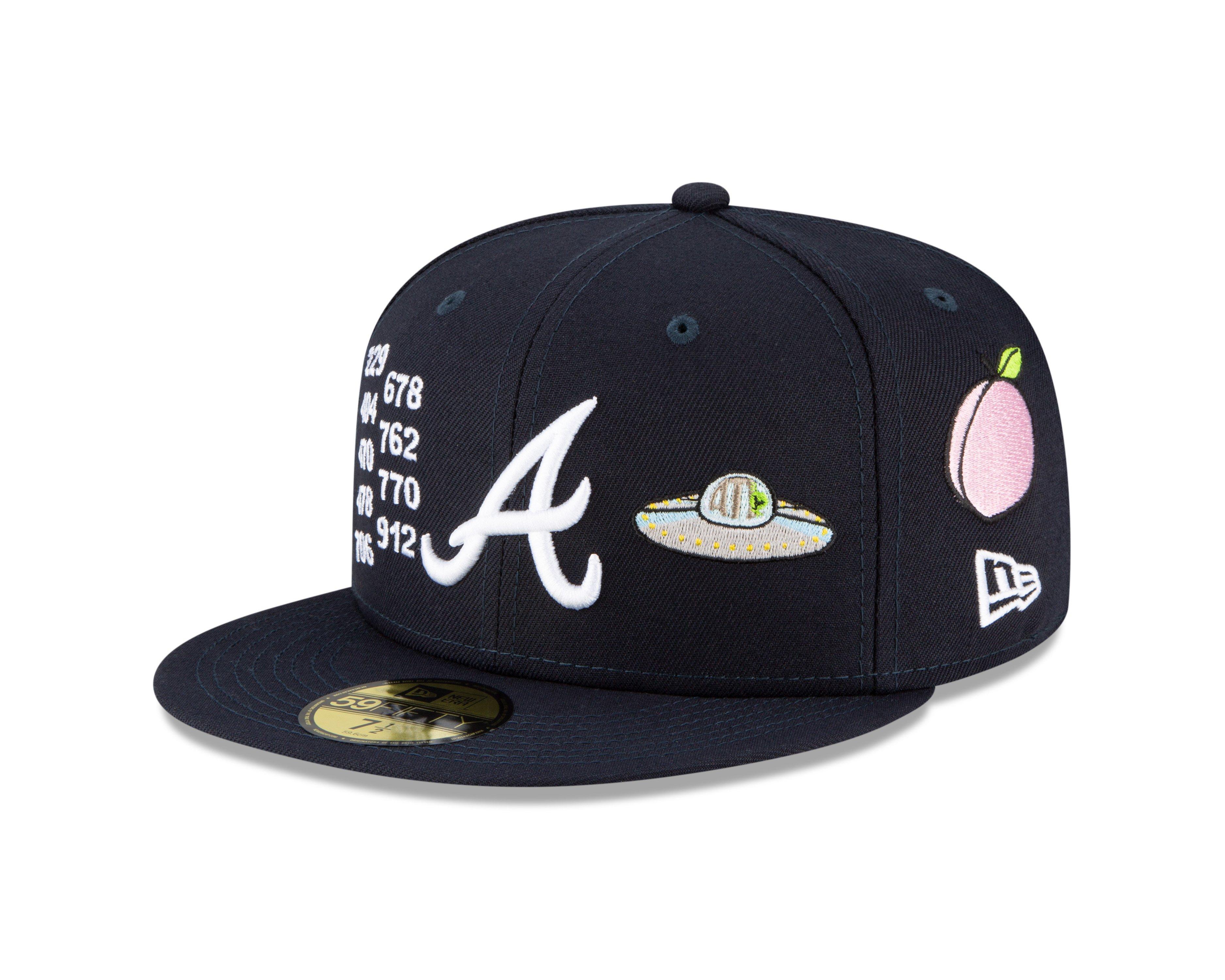 New Era Atlanta Braves 59fifty Local Otc Fitted Hat Hibbett City Gear