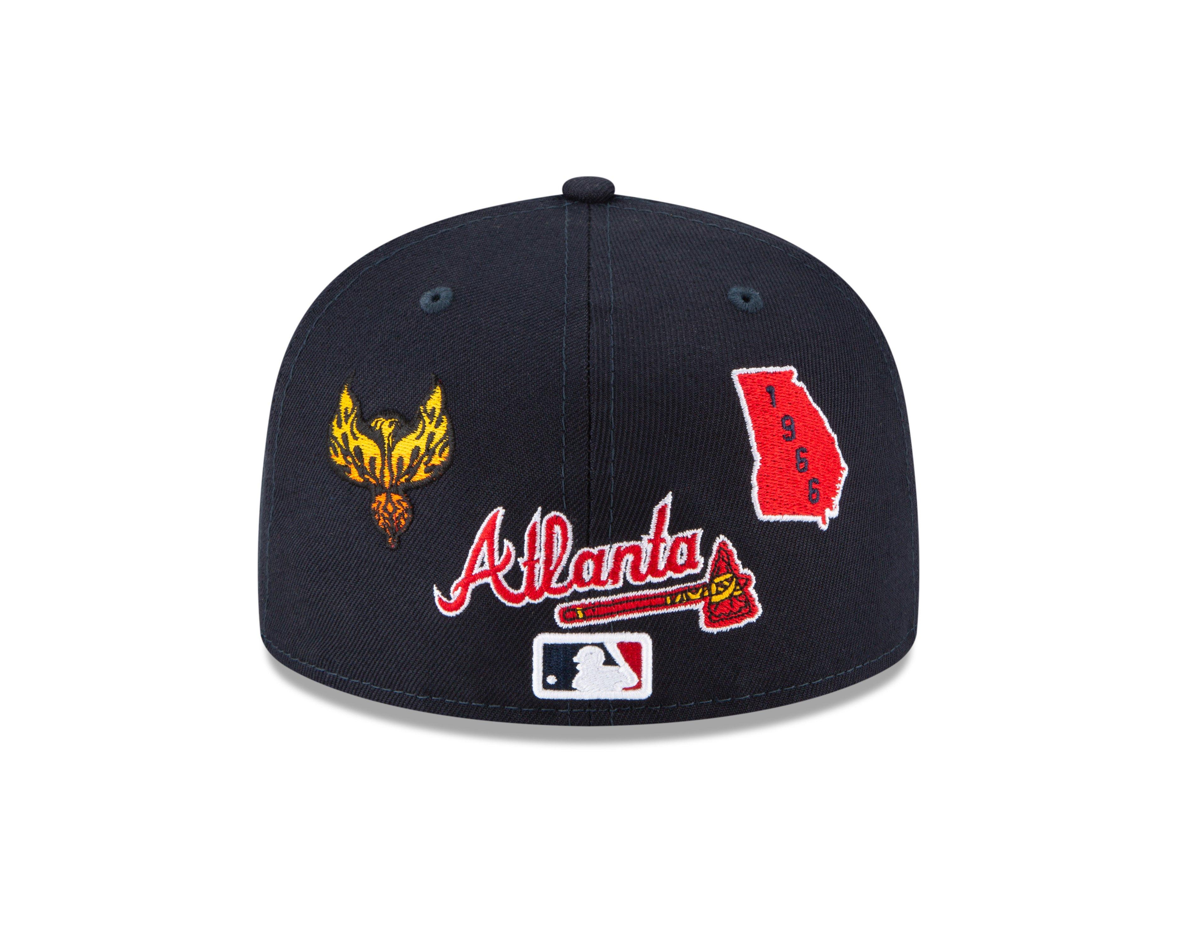 New Era Atlanta Braves 59fifty Local Otc Fitted Hat Hibbett City Gear