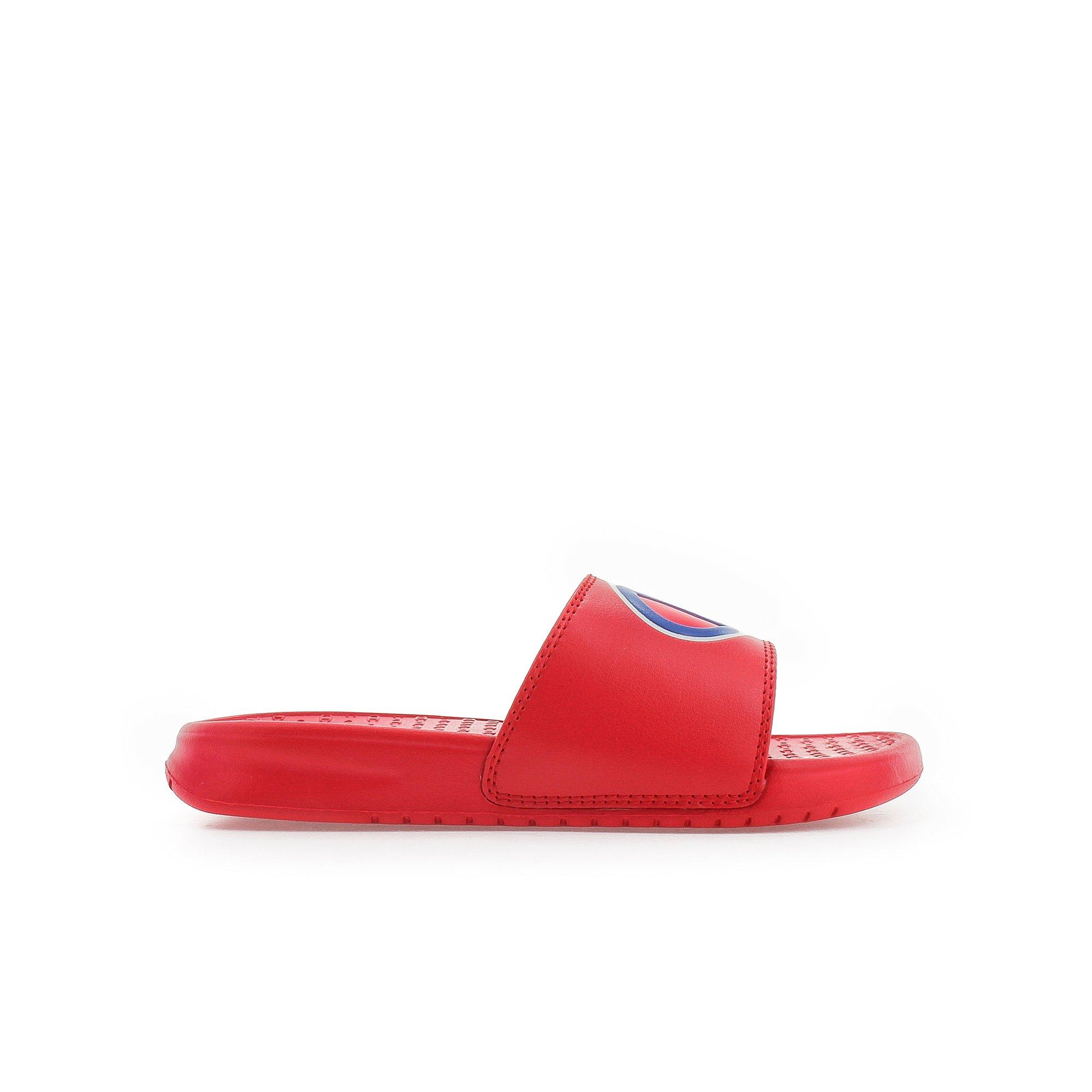 jordan sandals red