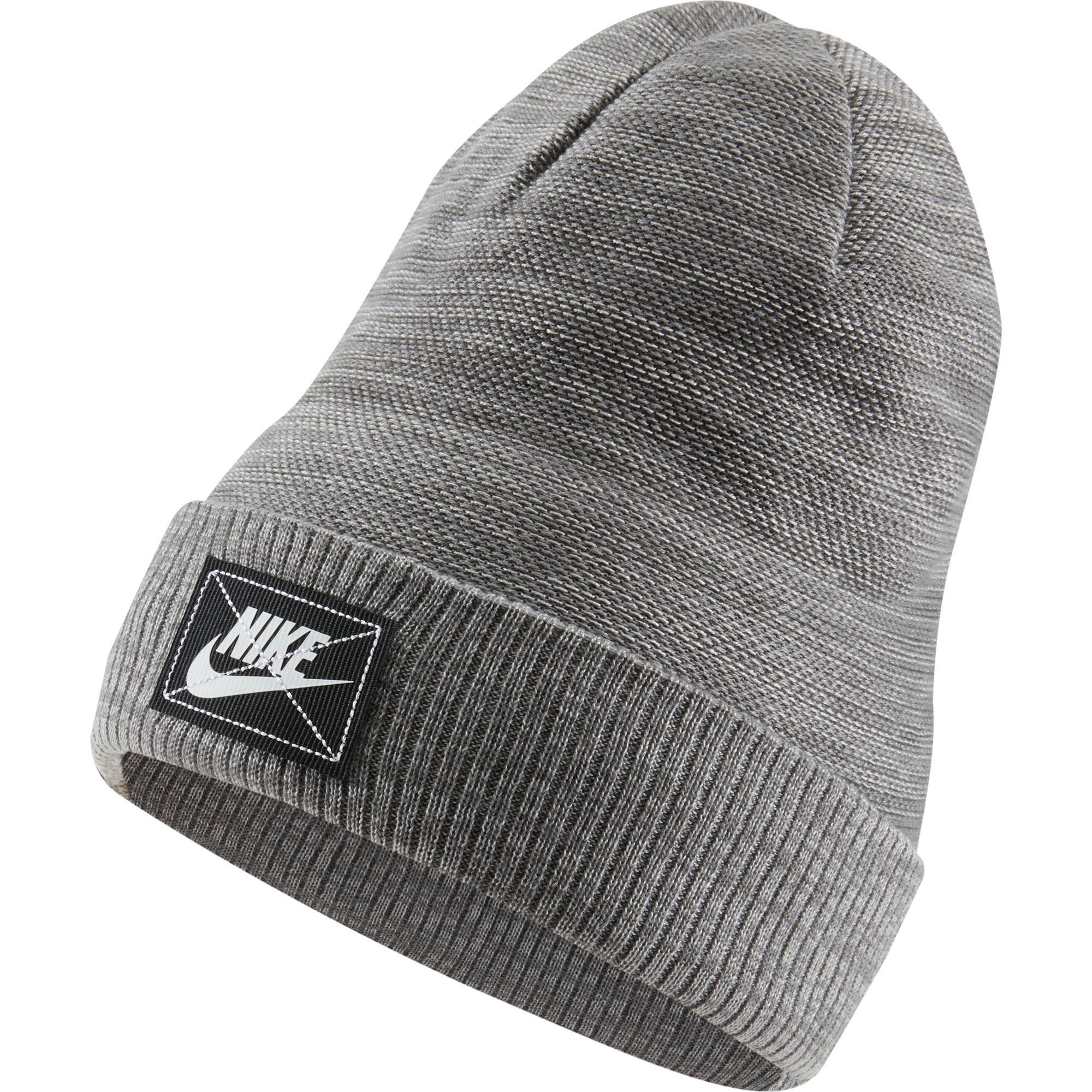 Nike Sportswear Cuffed Beanie-Grey - GREY Thumbnail View 1