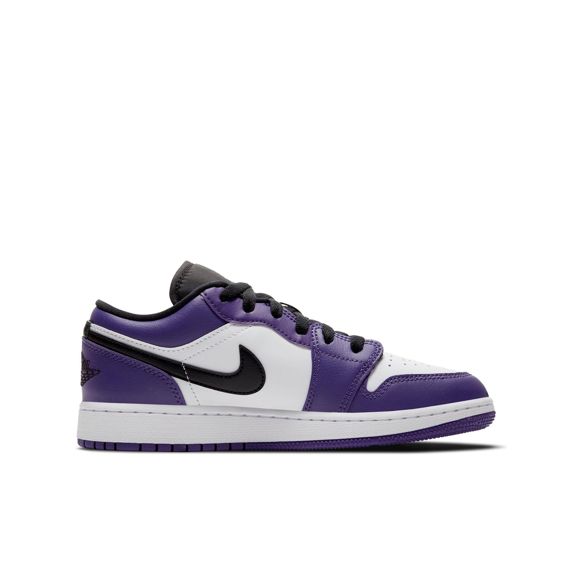 jordan 1 low purple grade school