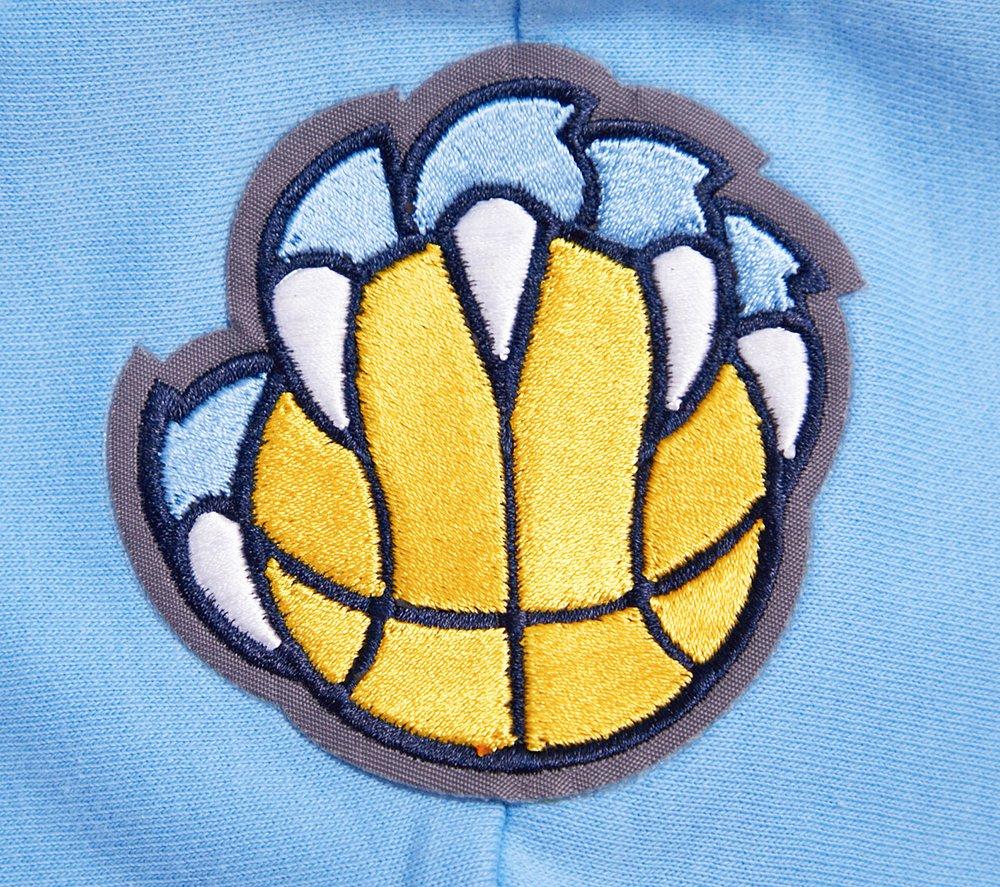 Pro Standard Women's Memphis Grizzlies Retro Classic Cropped Hoodie - Blue - BLUE Thumbnail View 7