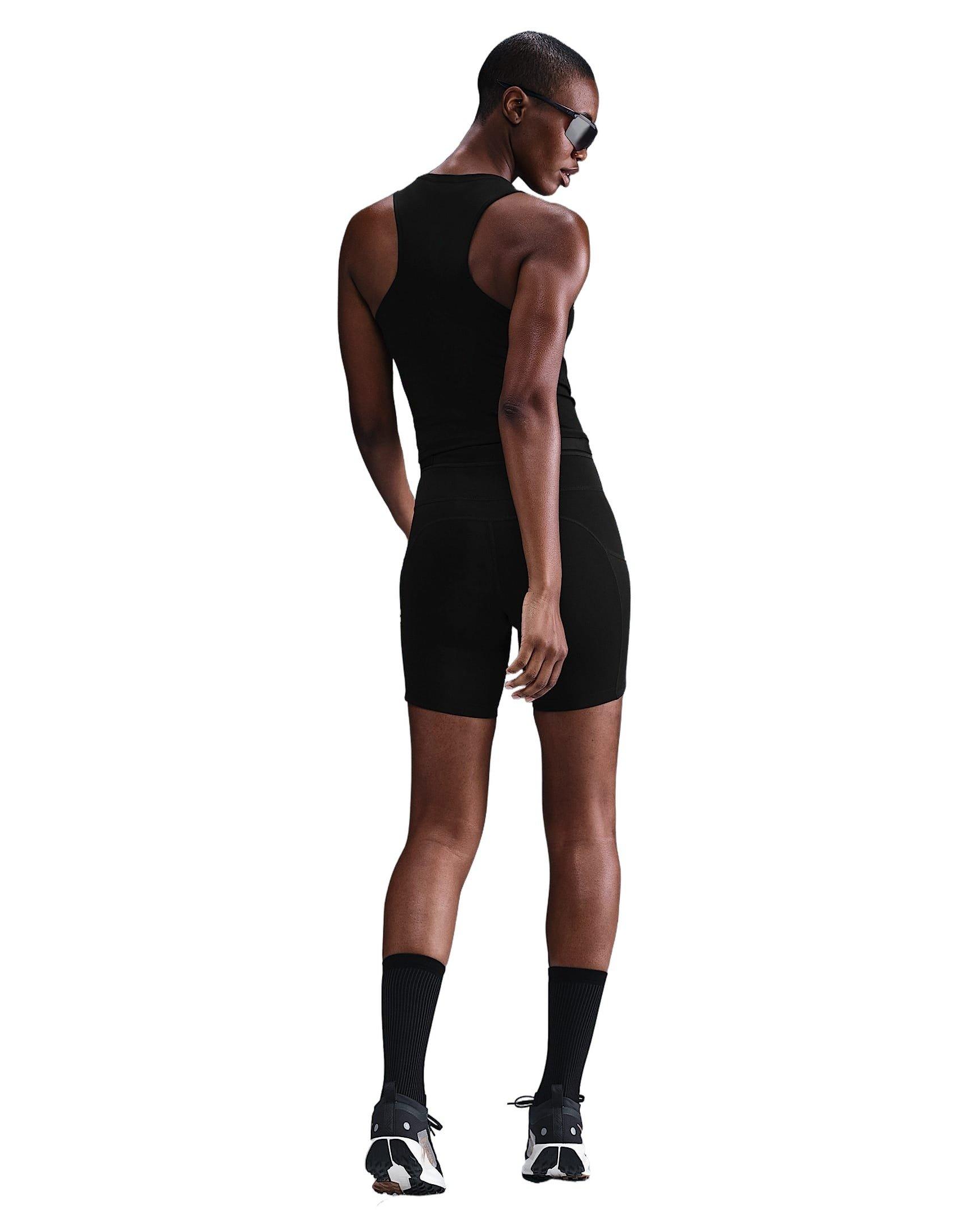 Nike Women's Trail Dri-FIT Running Tank Top -Black - BLACK Thumbnail View 5