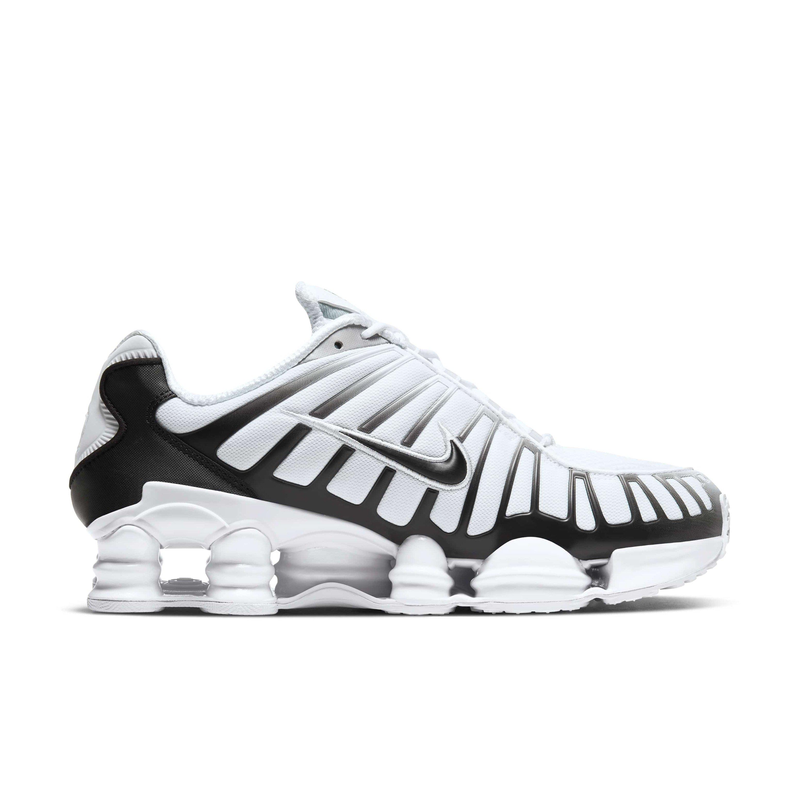 Nike Shox TL "White/Metallic Platinum/Black" Men's Shoe - WHITE/PLATINUM/BLACK Thumbnail View 1
