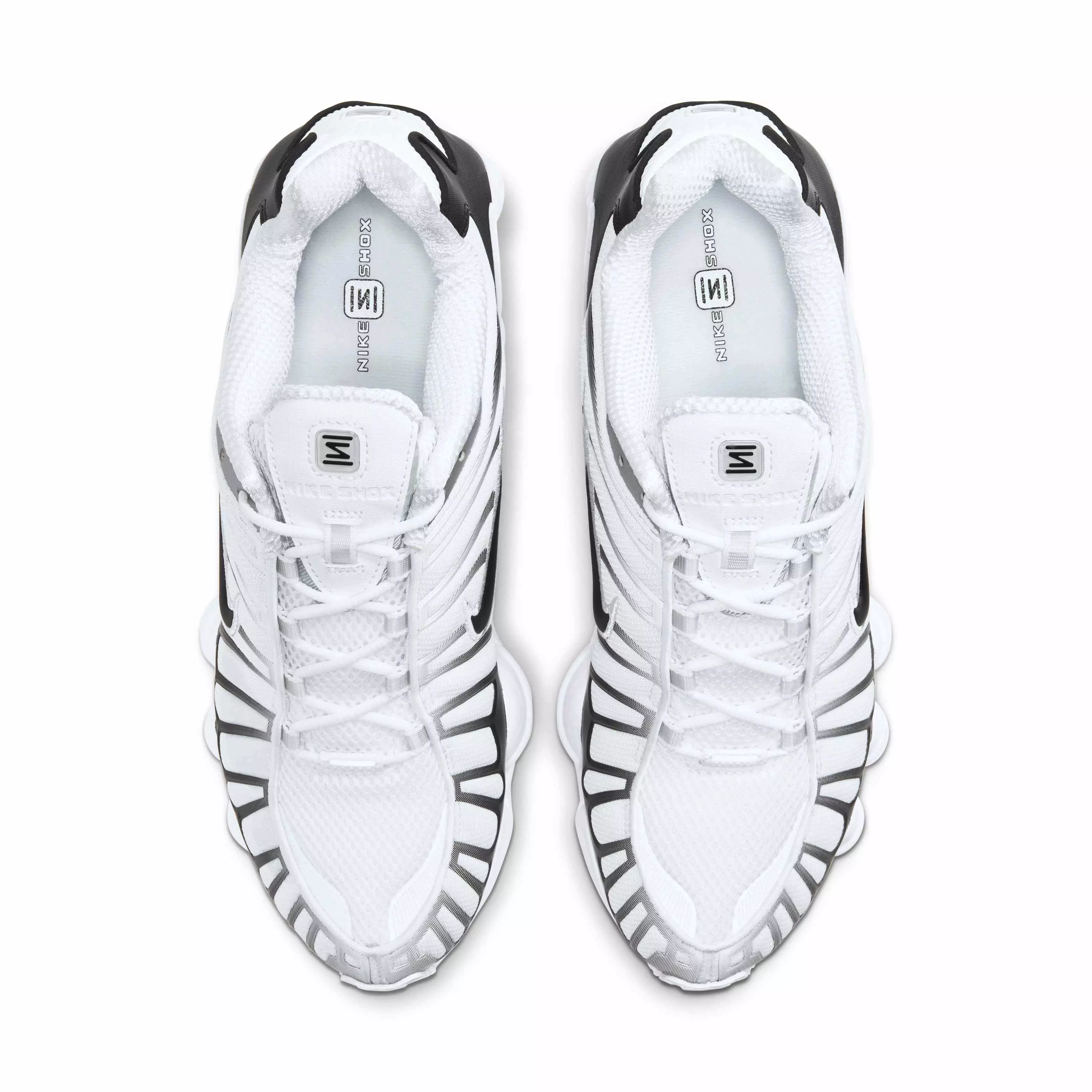 Nike Shox TL "White/Metallic Platinum/Black" Men's Shoe - WHITE/PLATINUM/BLACK