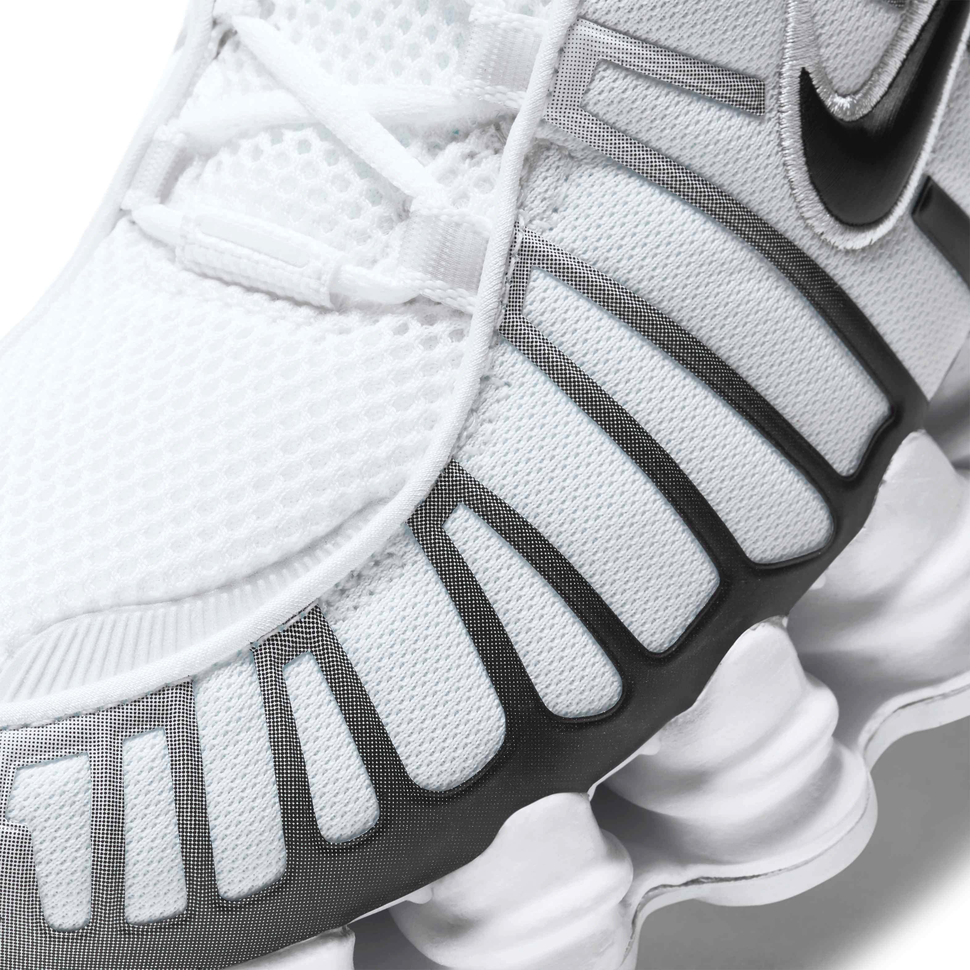 Nike Shox TL "White/Metallic Platinum/Black" Men's Shoe - WHITE/PLATINUM/BLACK Thumbnail View 7