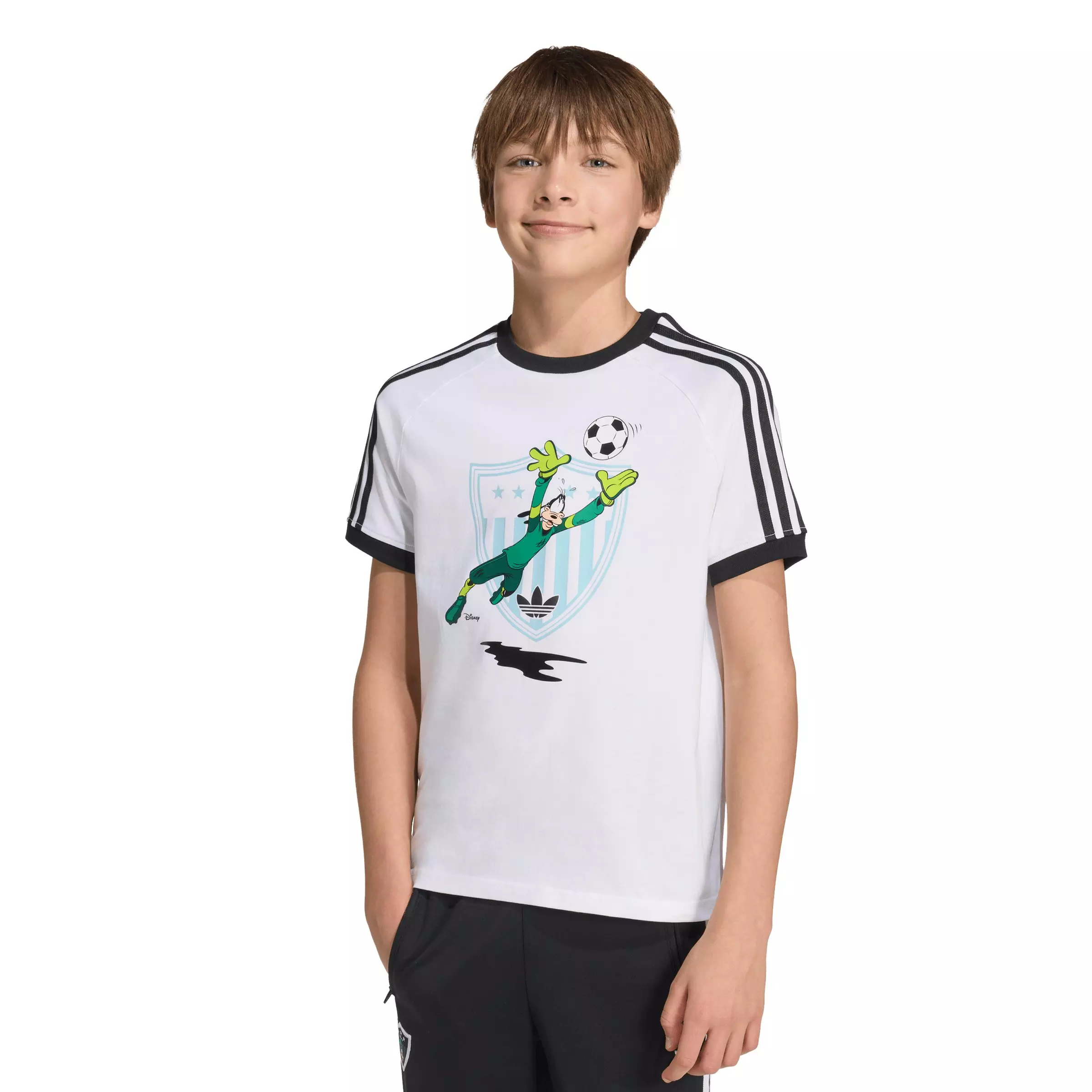 adidas Originals Big Kids' Disney Loose T-Shirt - White - WHITE