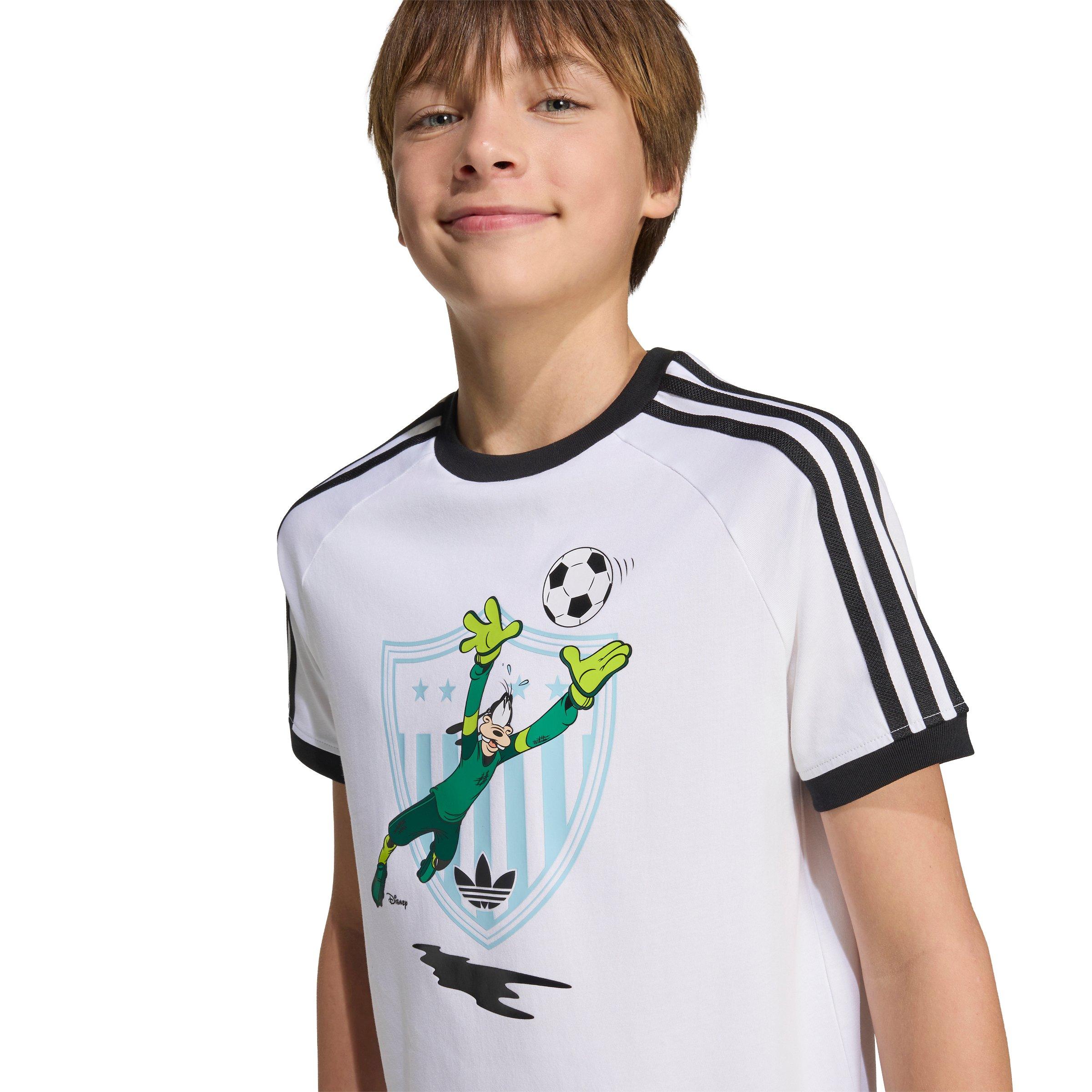 adidas Originals Disney Big Kids' Loose T-Shirt White