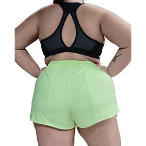 Nike Women's One Dri-FIT 3" 2-in-1 High-Waisted Shorts -Yellow