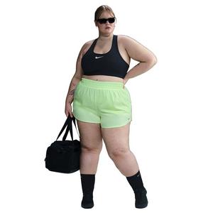 Nike Women's One Dri-FIT 3" 2-in-1 High-Waisted Shorts -Yellow