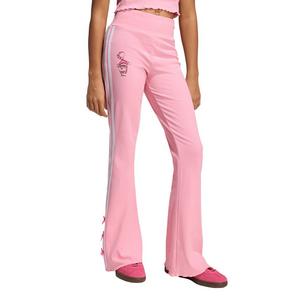 adidas Originals Big Girls' Disney High Waist Flared Leggings - Light Pink