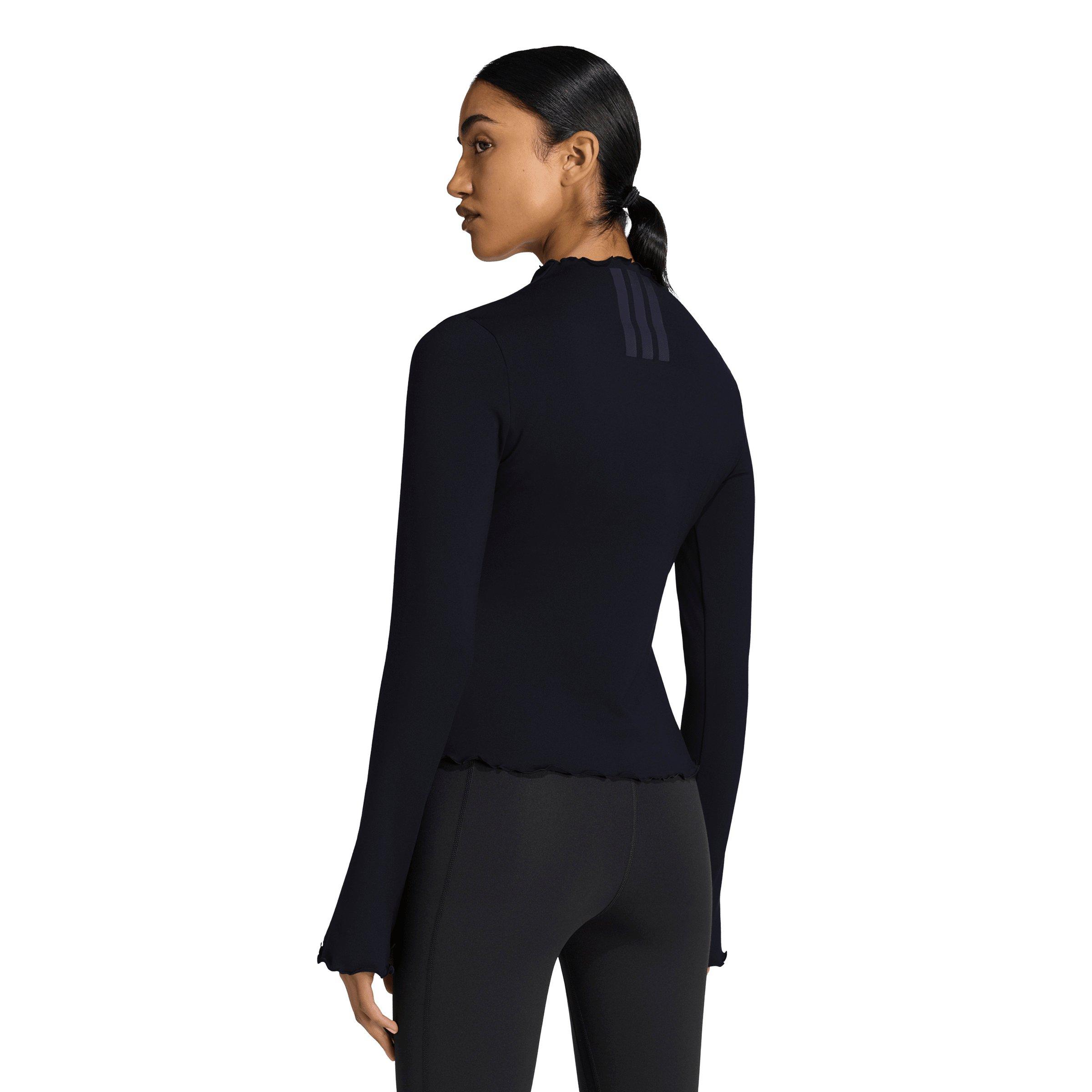 adidas Women's All Me Winterized Long Sleeve T-Shirt - Black - BLACK