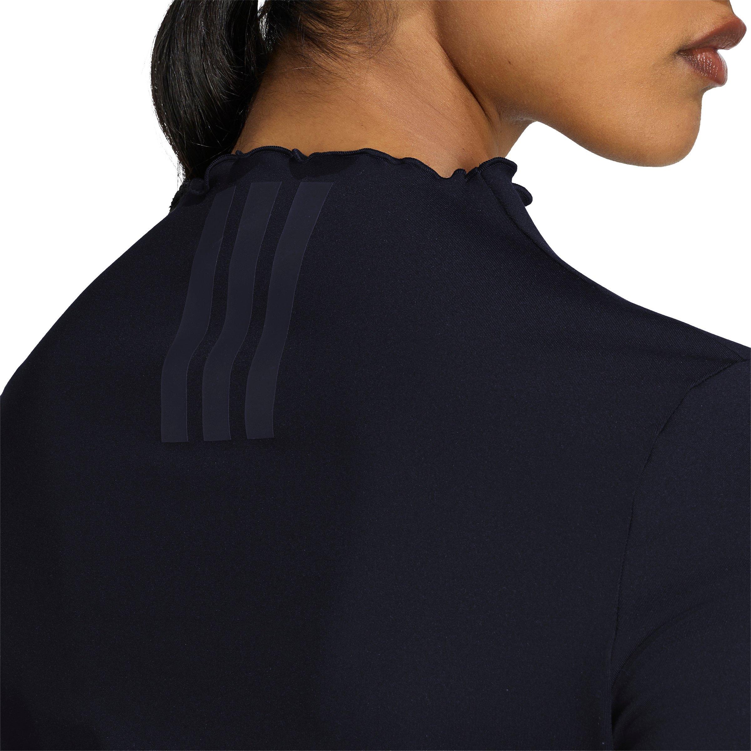 adidas Women's All Me Winterized Long Sleeve T-Shirt - Black - BLACK