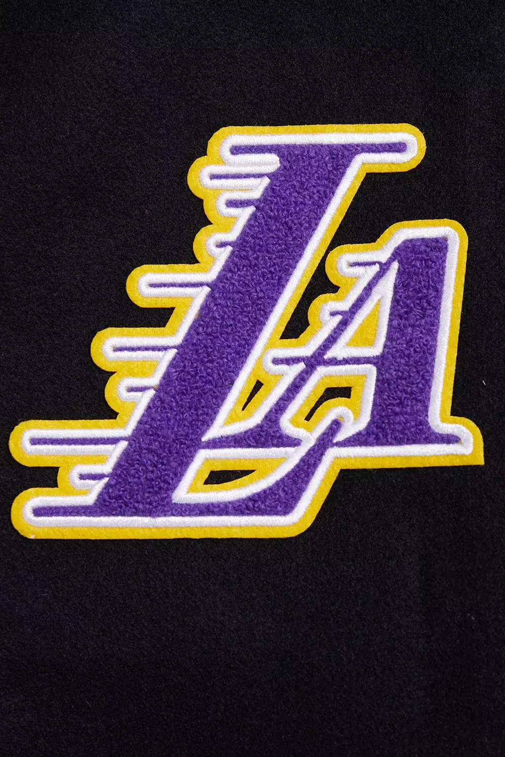 Pro Standard Women's Los Angeles Lakers Retro Classic Varsity Jacket - Black/Purple - BLACK/PURPLE