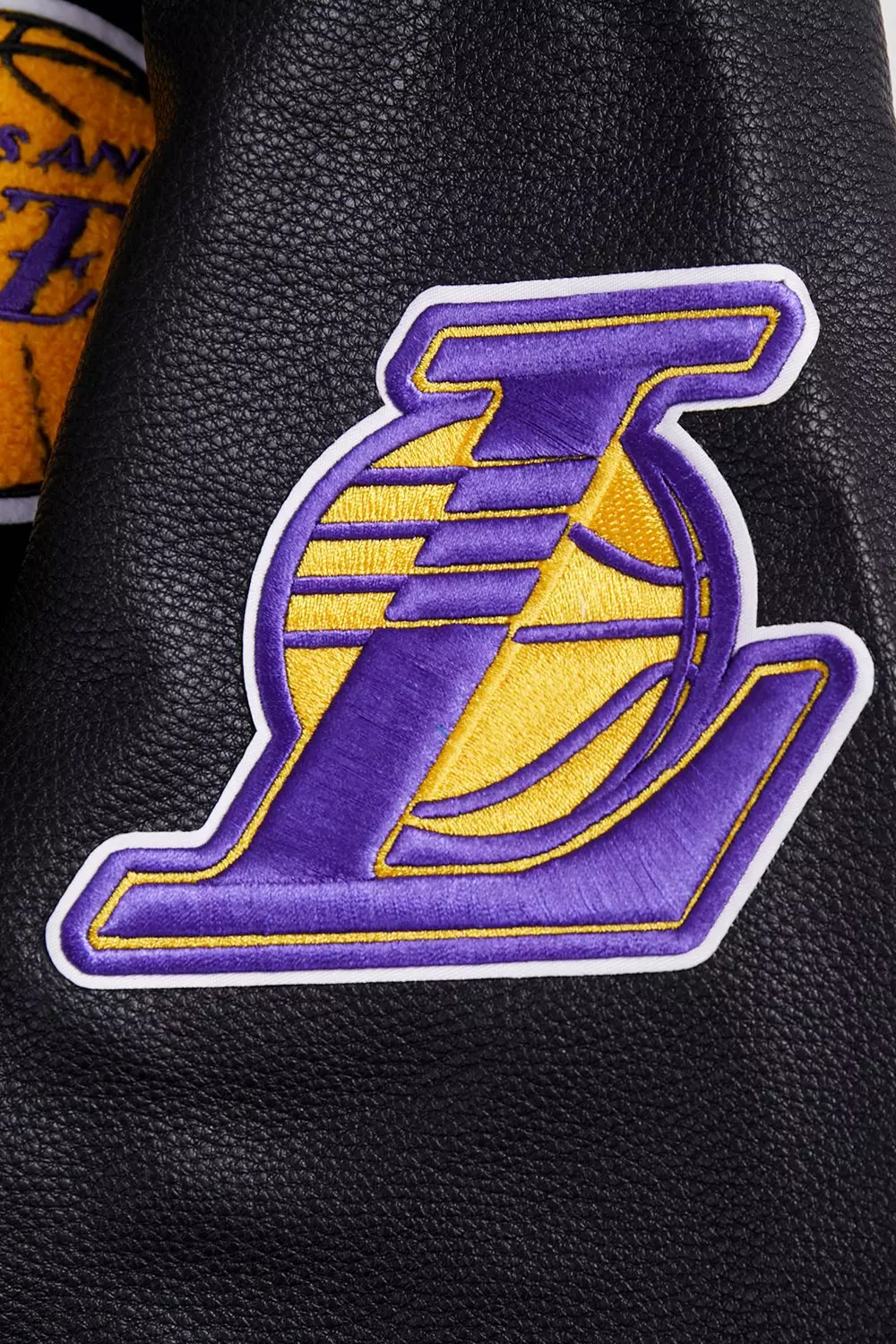 Pro Standard Women's Los Angeles Lakers Retro Classic Varsity Jacket - Black/Purple - BLACK/PURPLE