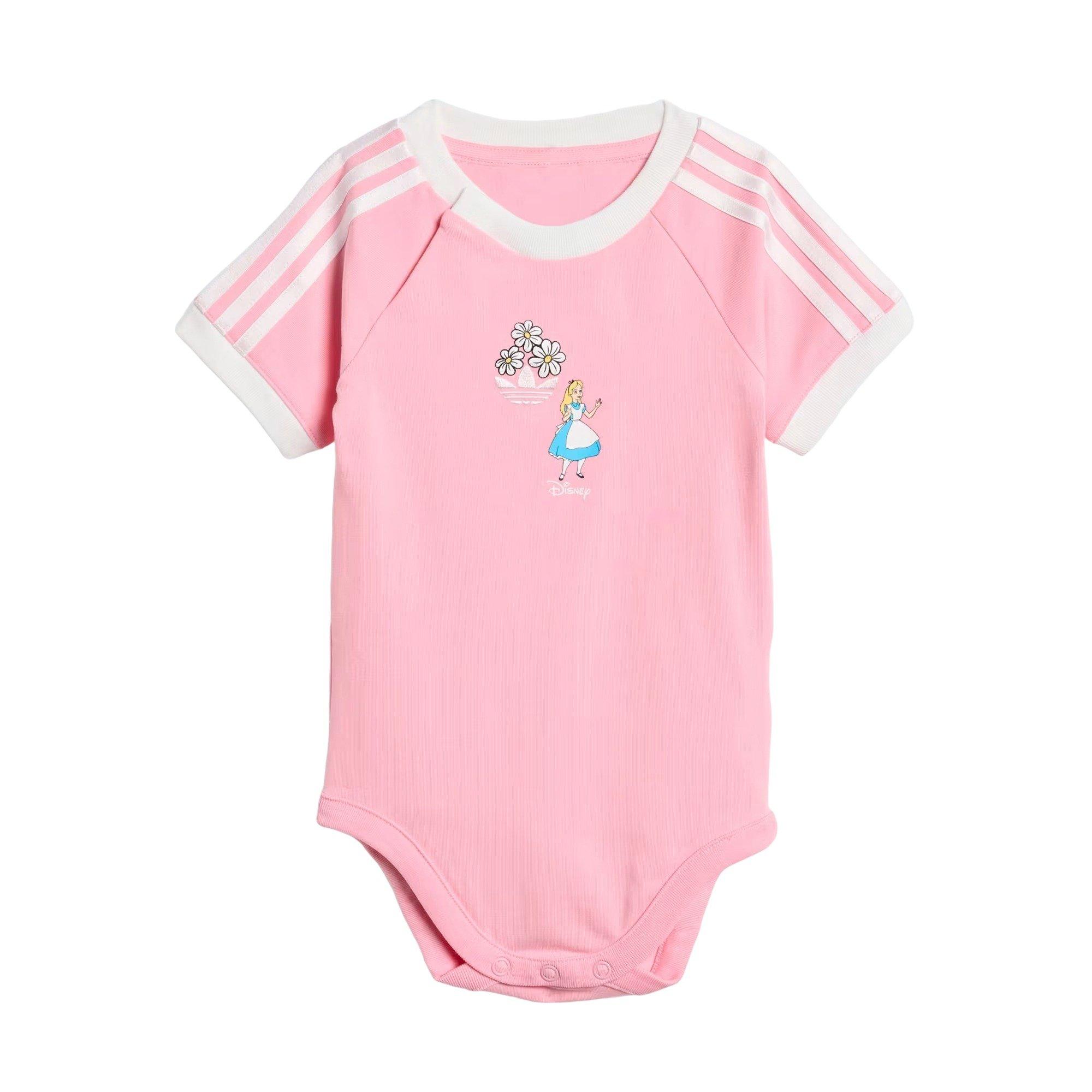 adidas Originals Infant Girls' Light Pink Bodysuit and Headband Gift Set